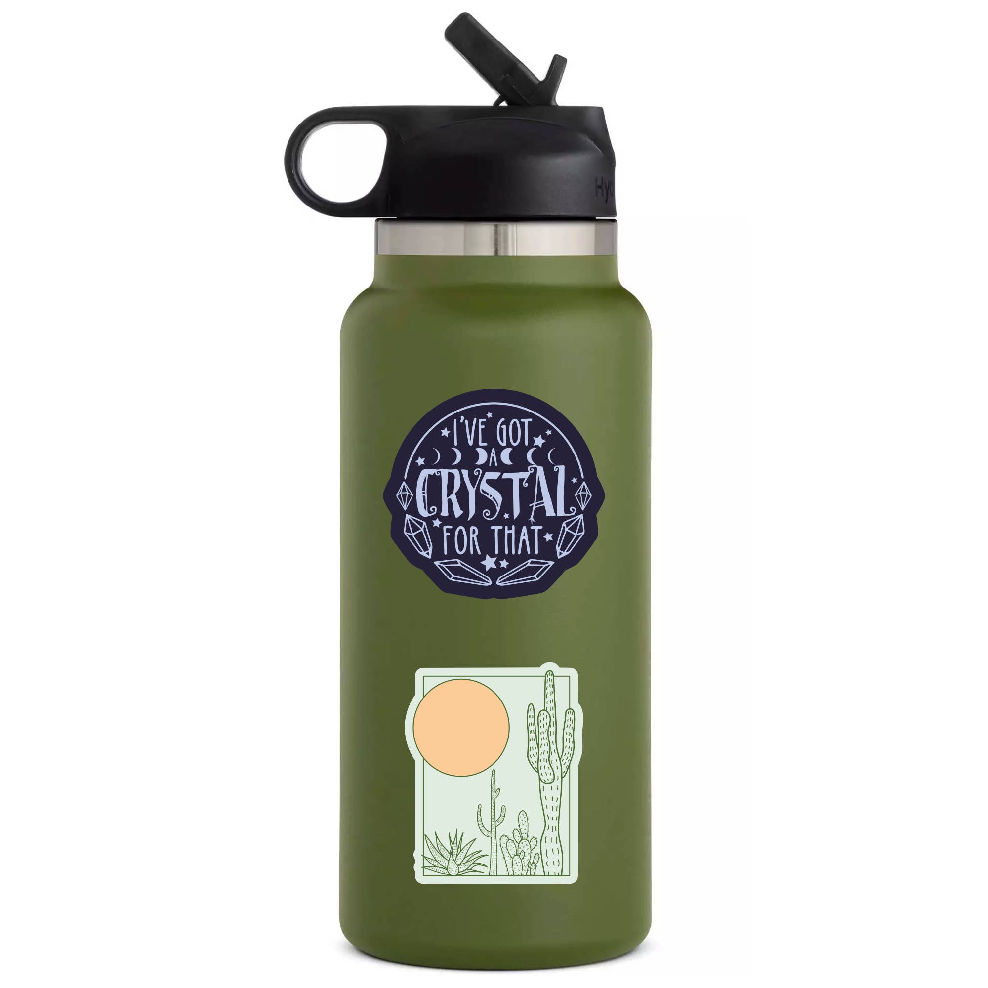 Crystal Vibes Energy Charge High Quality Vinyl Sticker