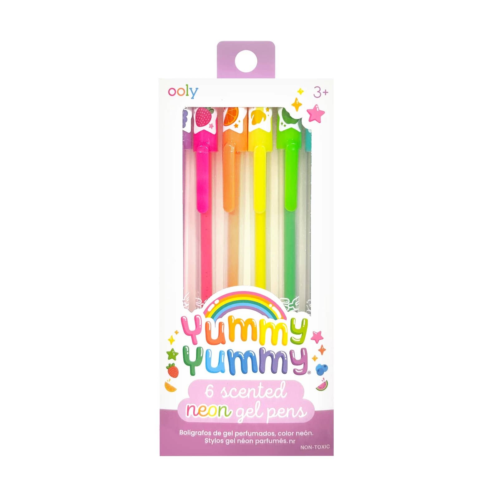 Yummy Yummy Scented Gel Pens - Neon (Set of 6)