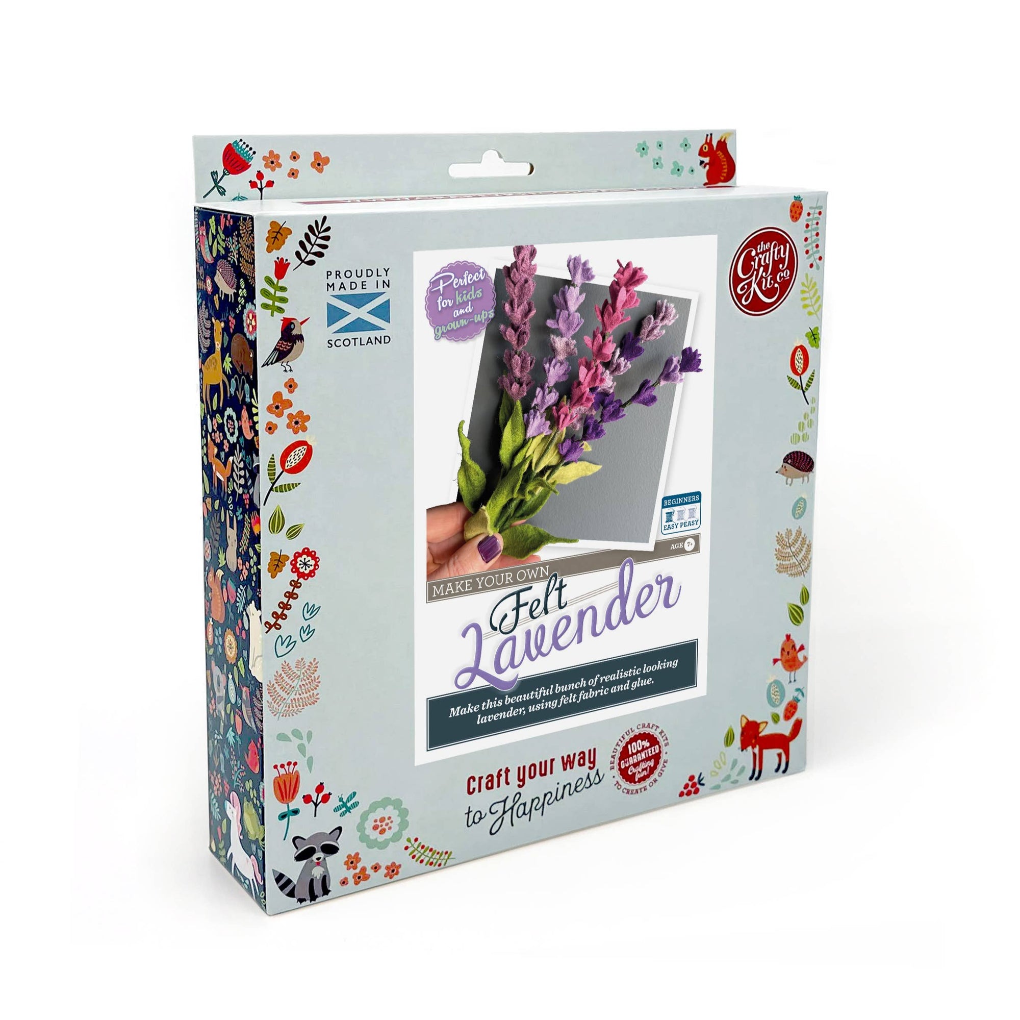 Felt Lavender Flower Craft Kit