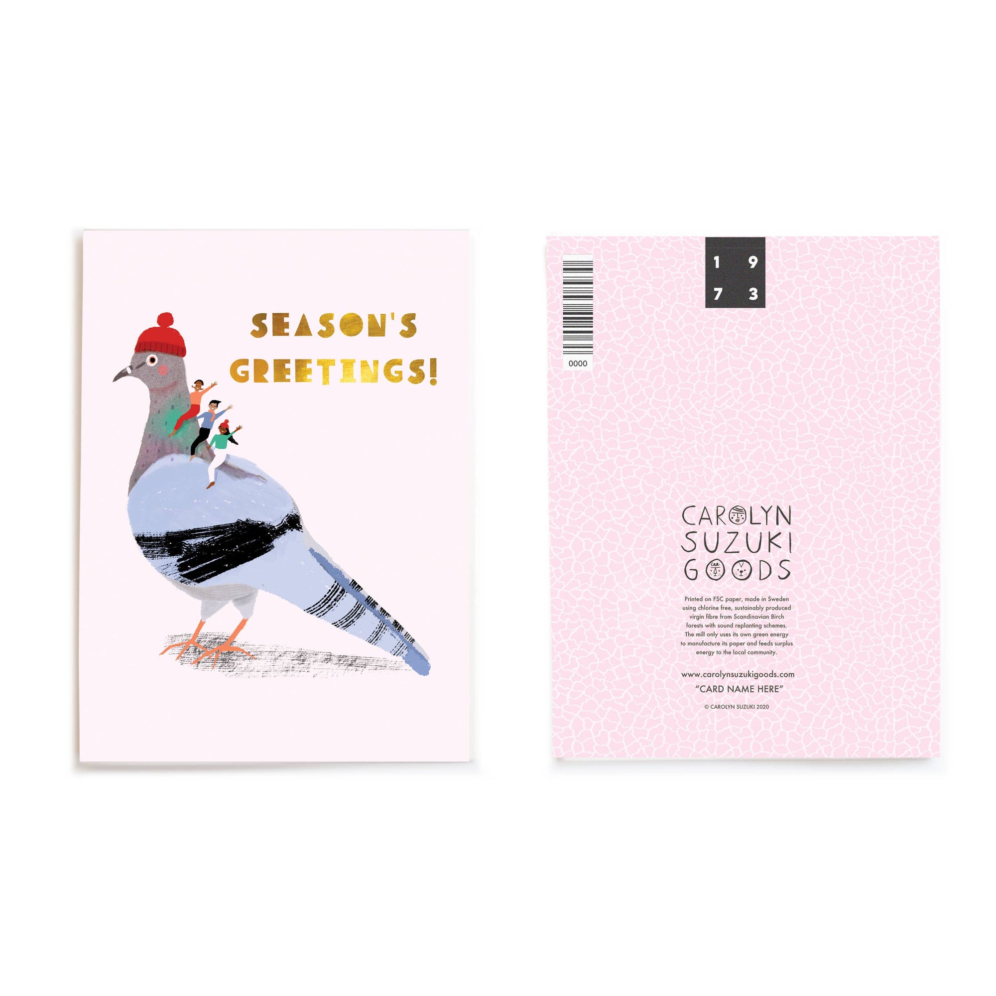 Rock Pigeon  -Carolyn Suzuki