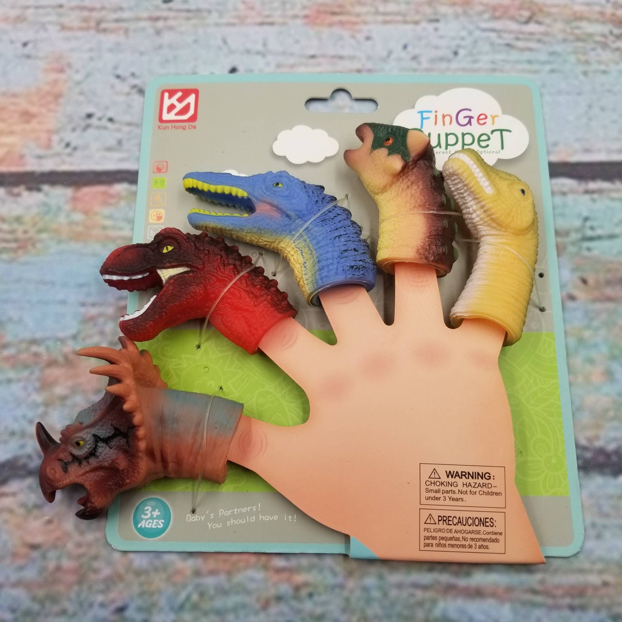 Dino Bite! Finger Puppets -Set of 5