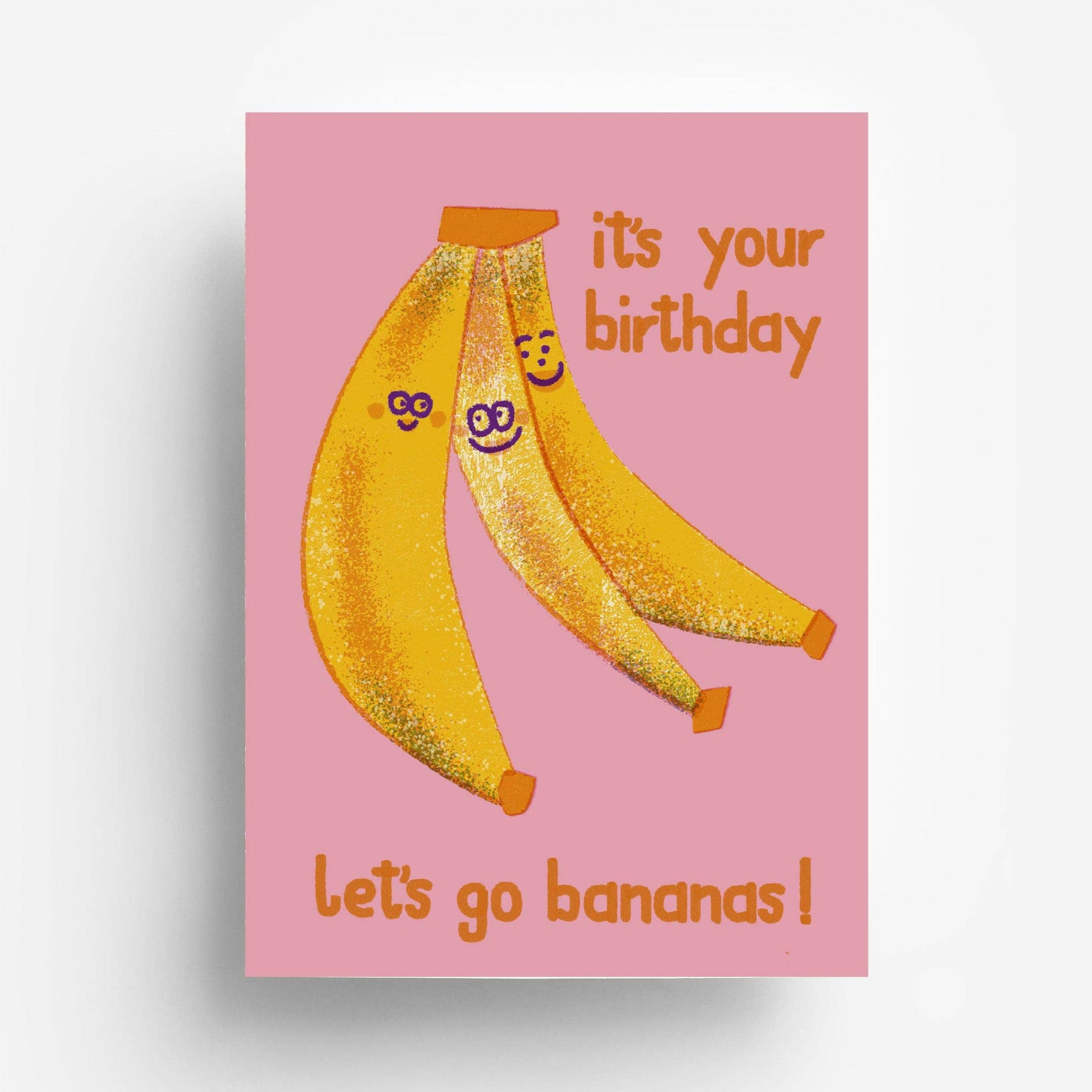 Bananas Postcard -Barbara Dziadosz