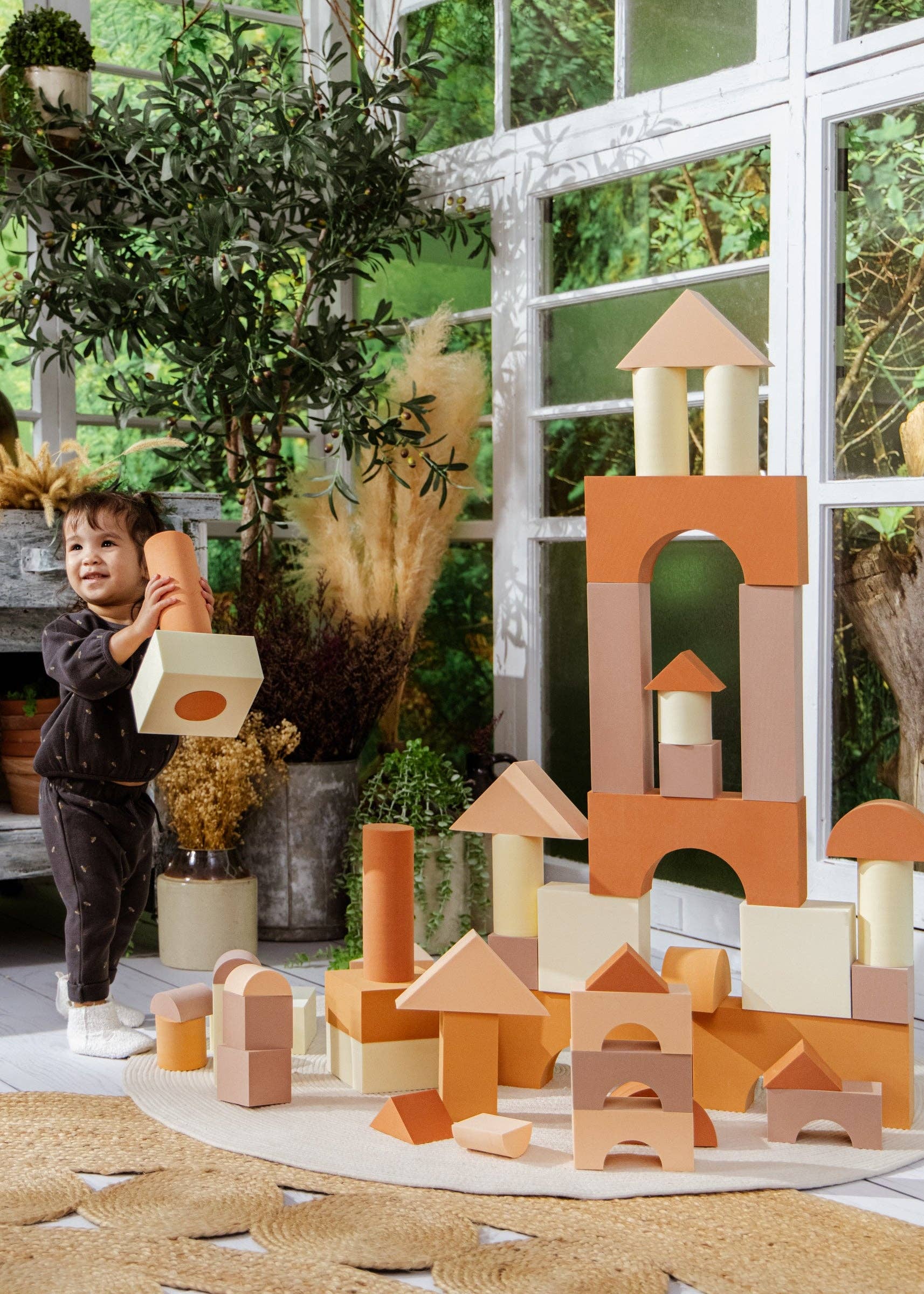 Eva Foam Building Blocks Set - Large (48 pcs)