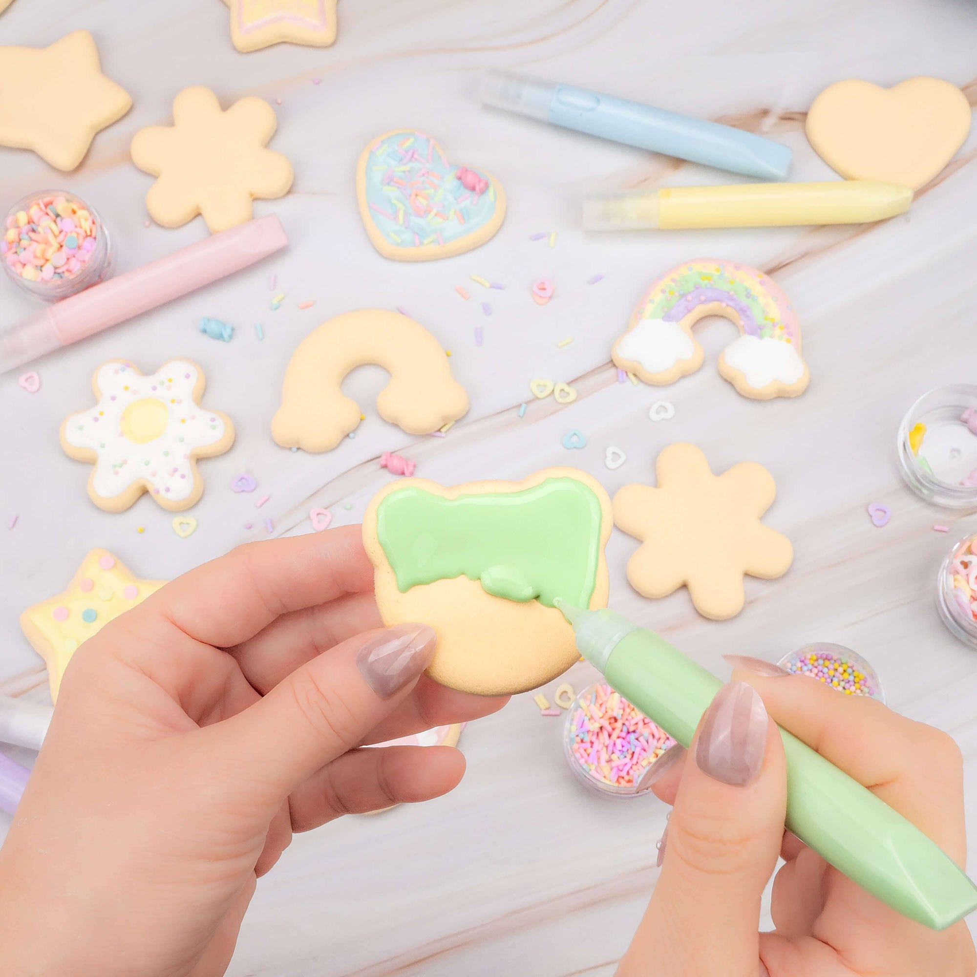 Play & Display Sugar Cookie Deco Dough DIY Craft Kit