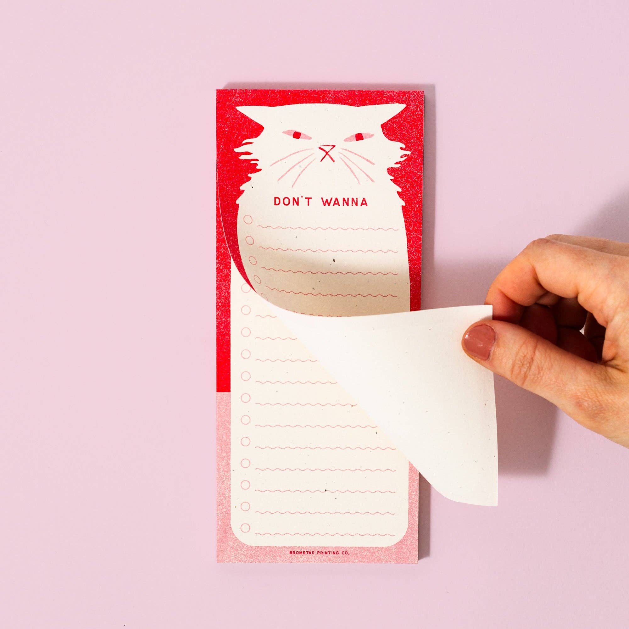 Don't Wanna - Risograph Notepad