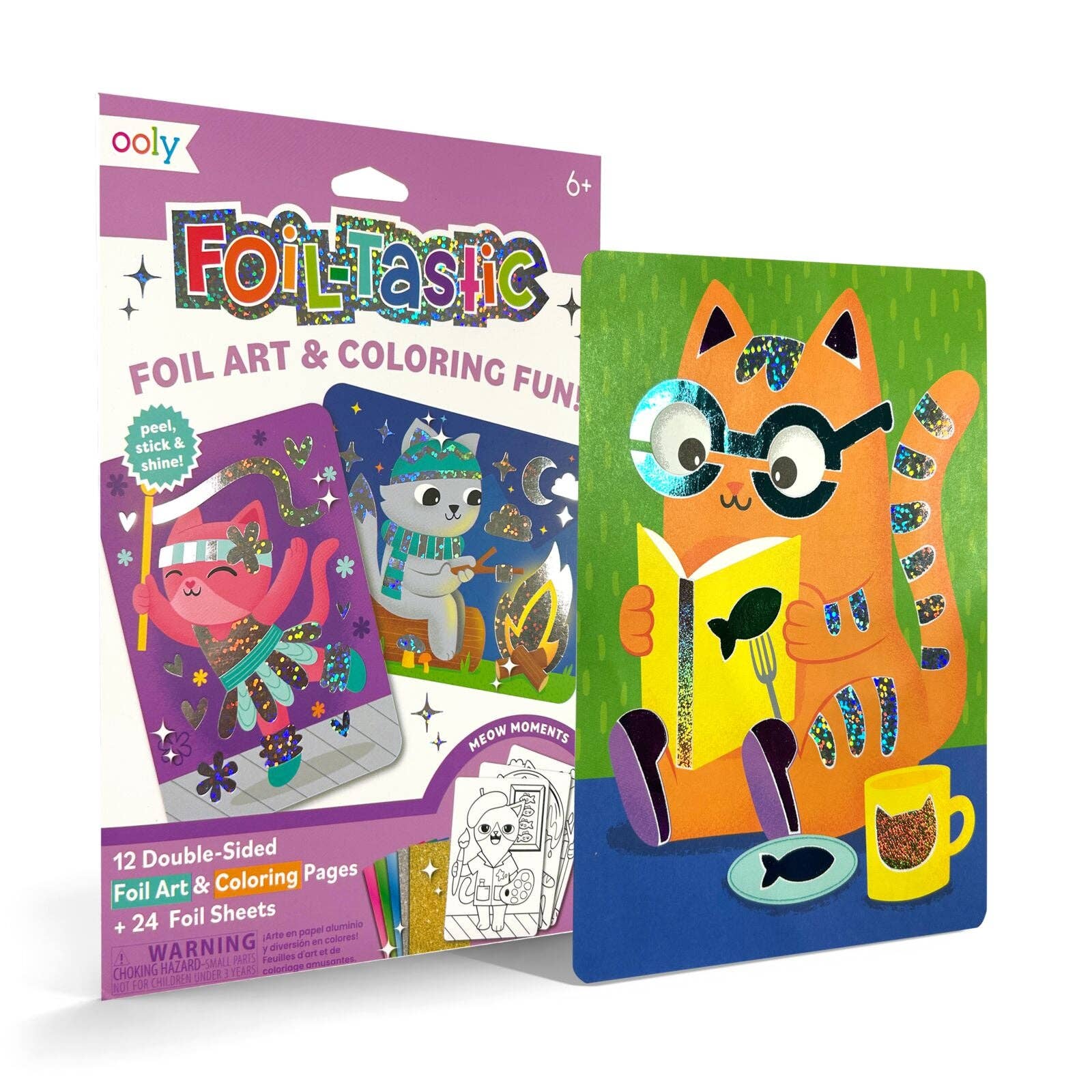 Foil-tastic: Foil Art & Coloring Fun - Meow Moments (36 PC Set)
