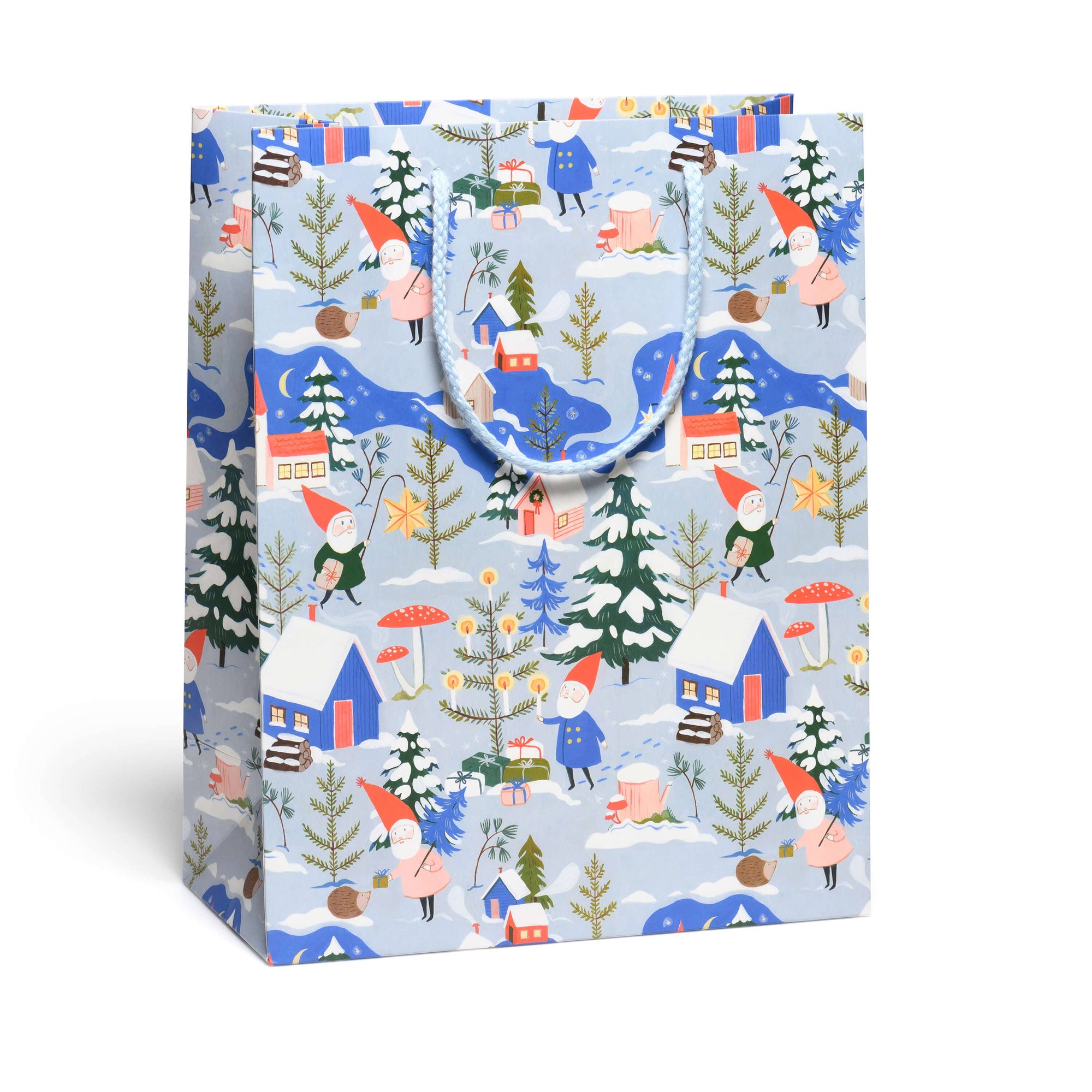 Holiday Gnomes gift bags: large