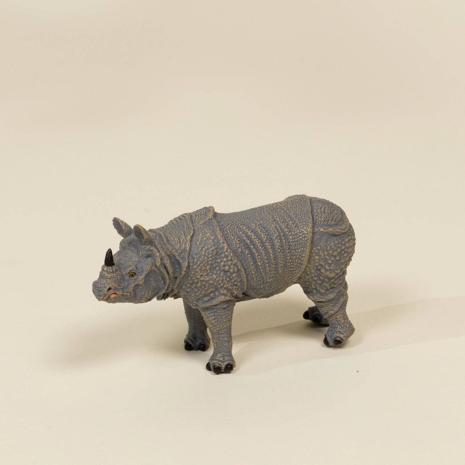 Large Wildlife Animal Play Figurine – Rhinoceros