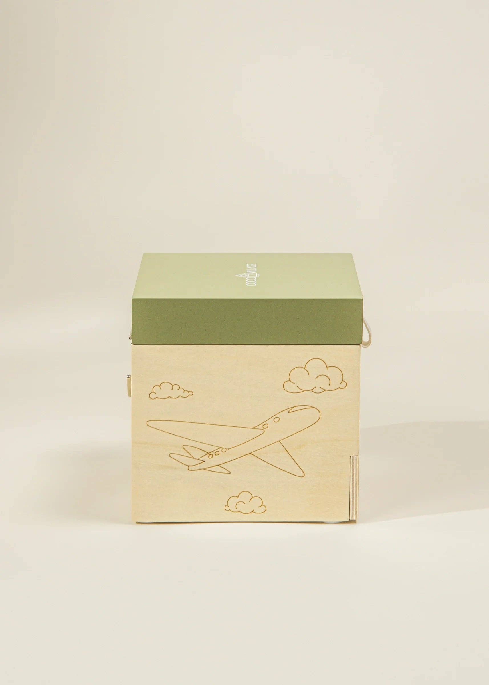 Wooden Musical Souvenir Box - Travel
