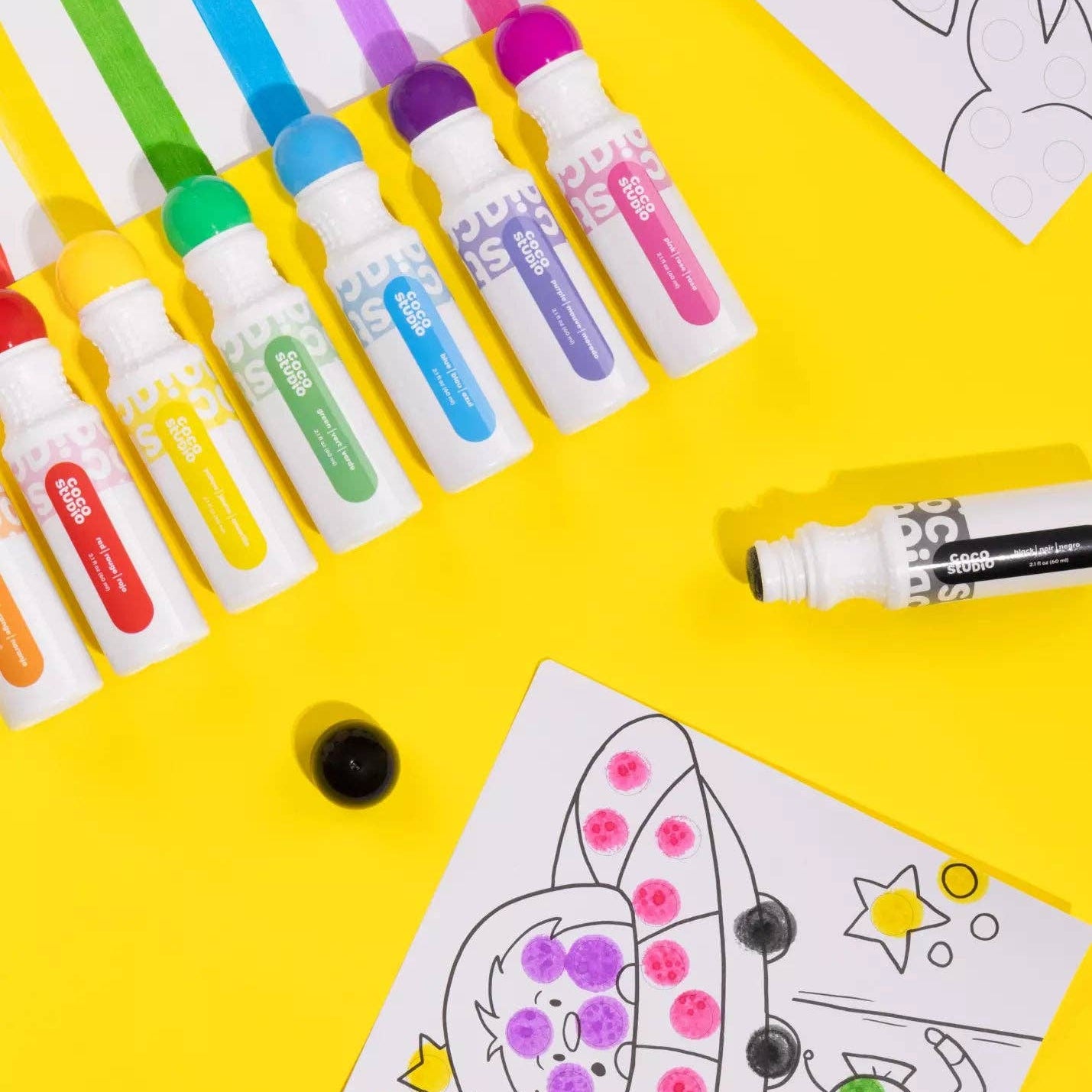 Dot Markers Activity Set – Space (8 Colors)