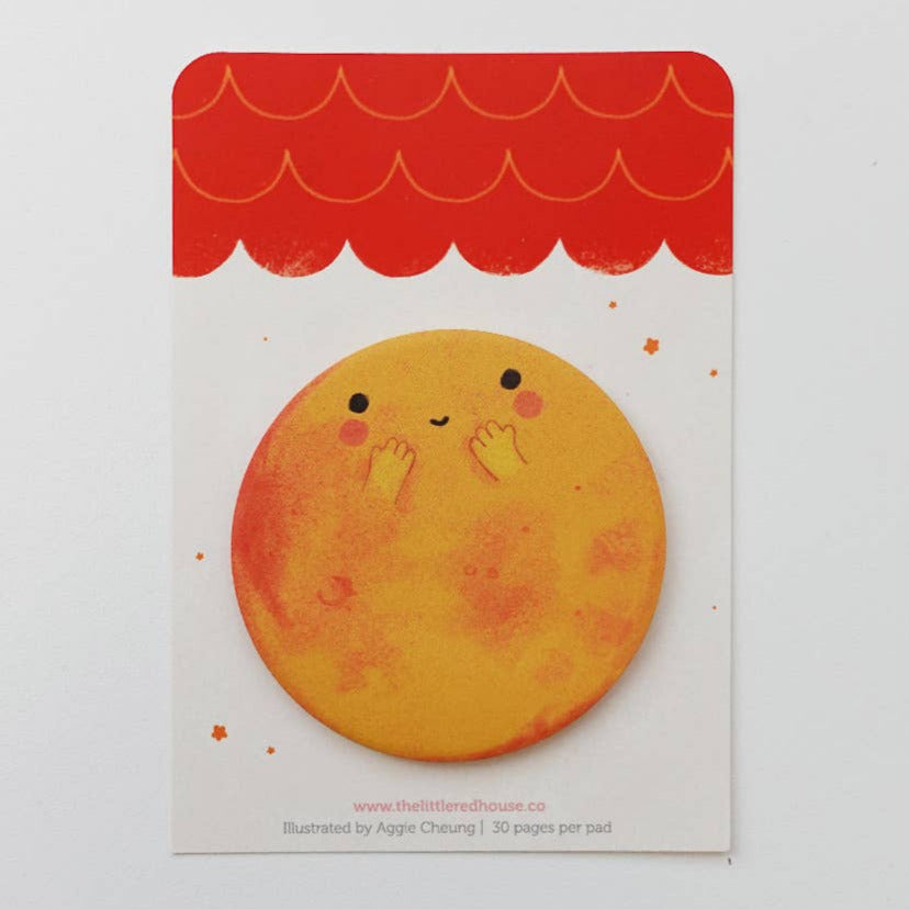 Happy Planet Die Cut Sticky Notes