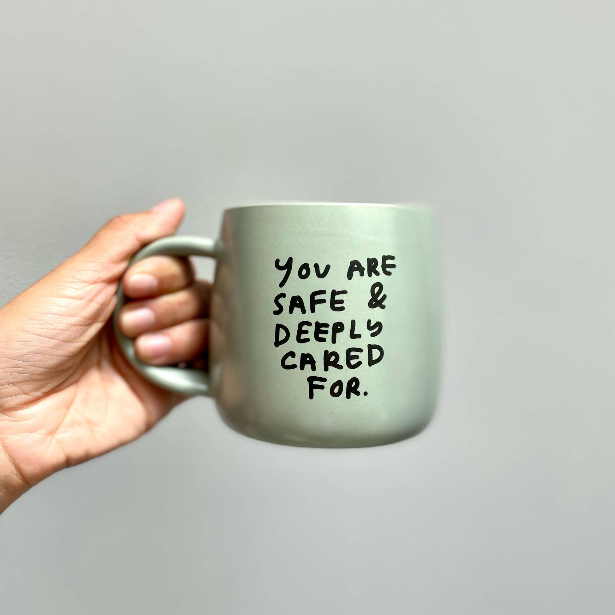 Safe and Cared For Mug