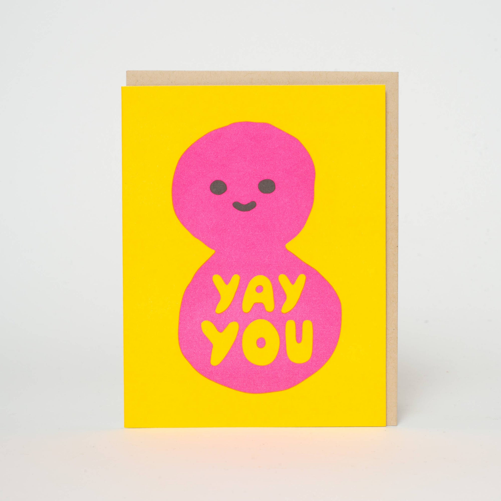 Yay You Peanut Congrats Letterpress Card- Suzy Ultman