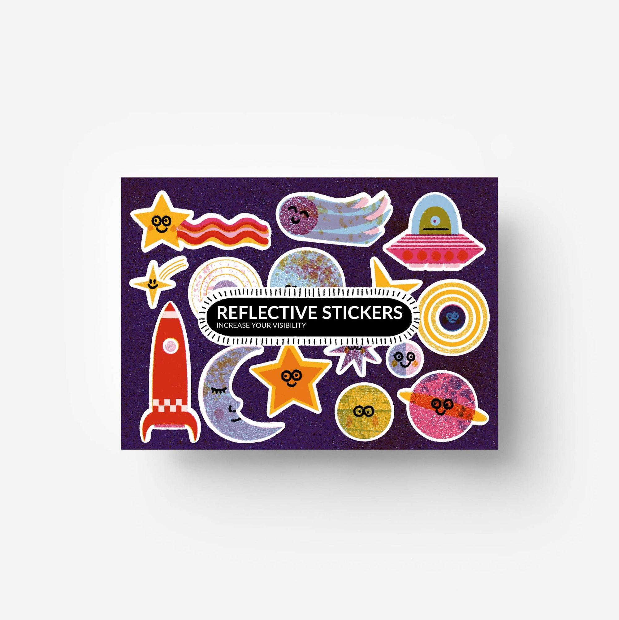 Space Reflective Sticker Sheet -Barbara Dziadosz