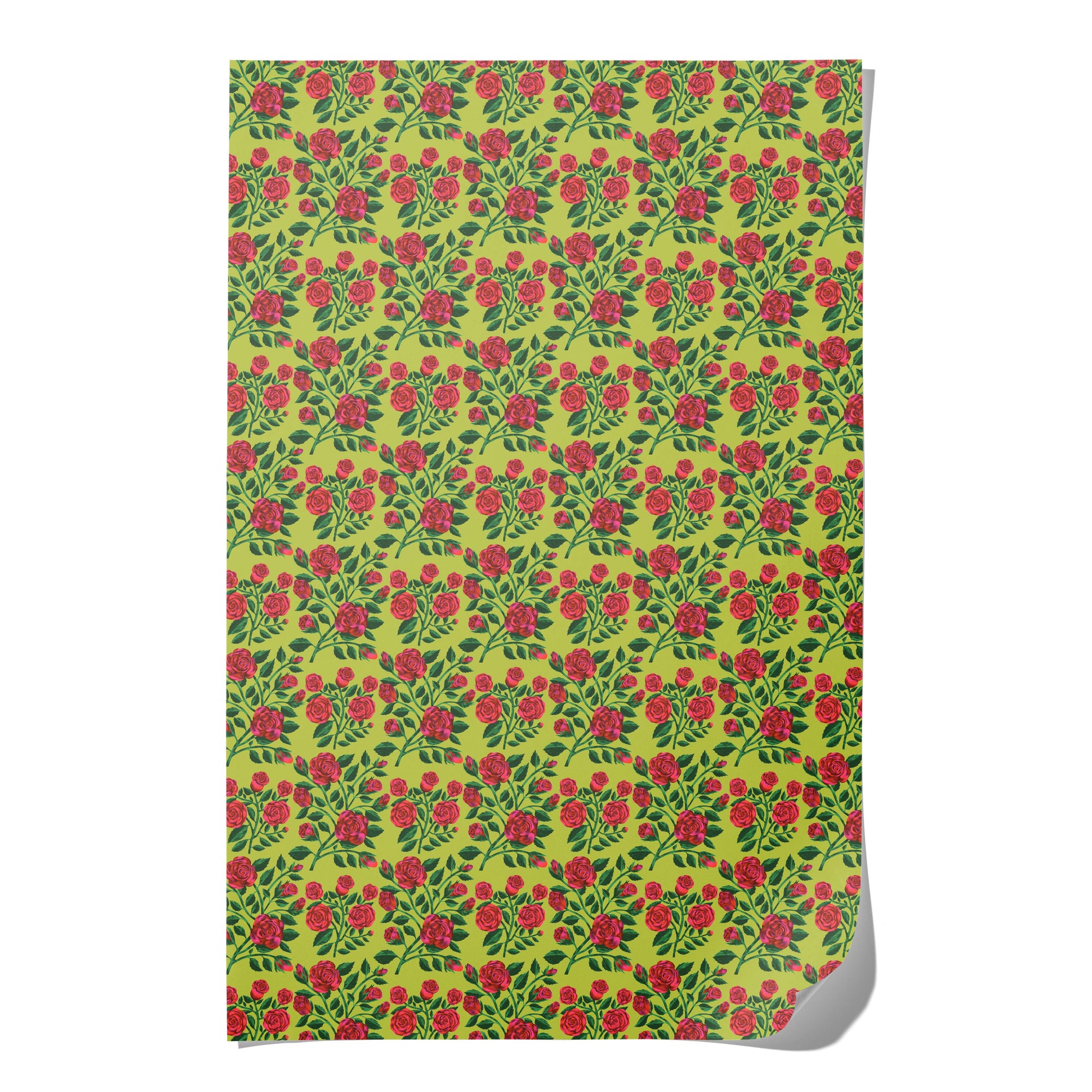 Grateful Roses wrapping paper - single sheet