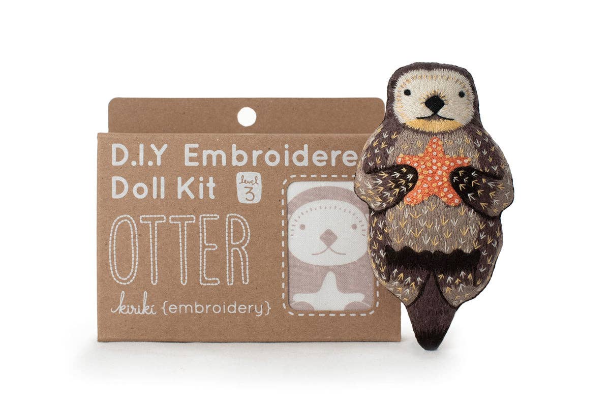Otter - Embroidery Kit (12yrs-adult)
