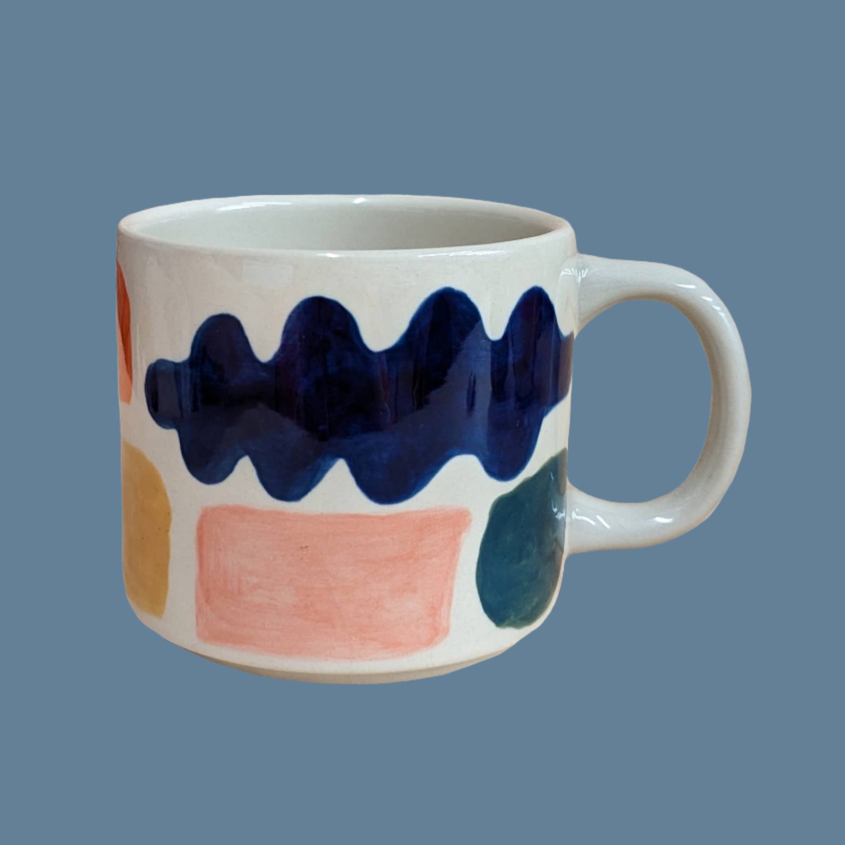 Mottle Stoneware Ceramic Mug -Donna Wilson