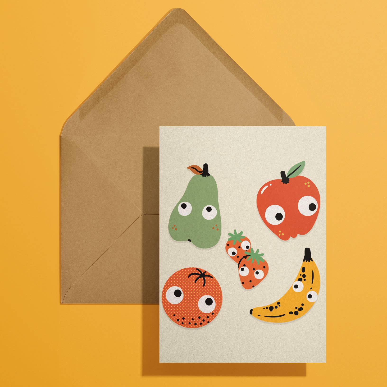 Googly Fruit Melange Card