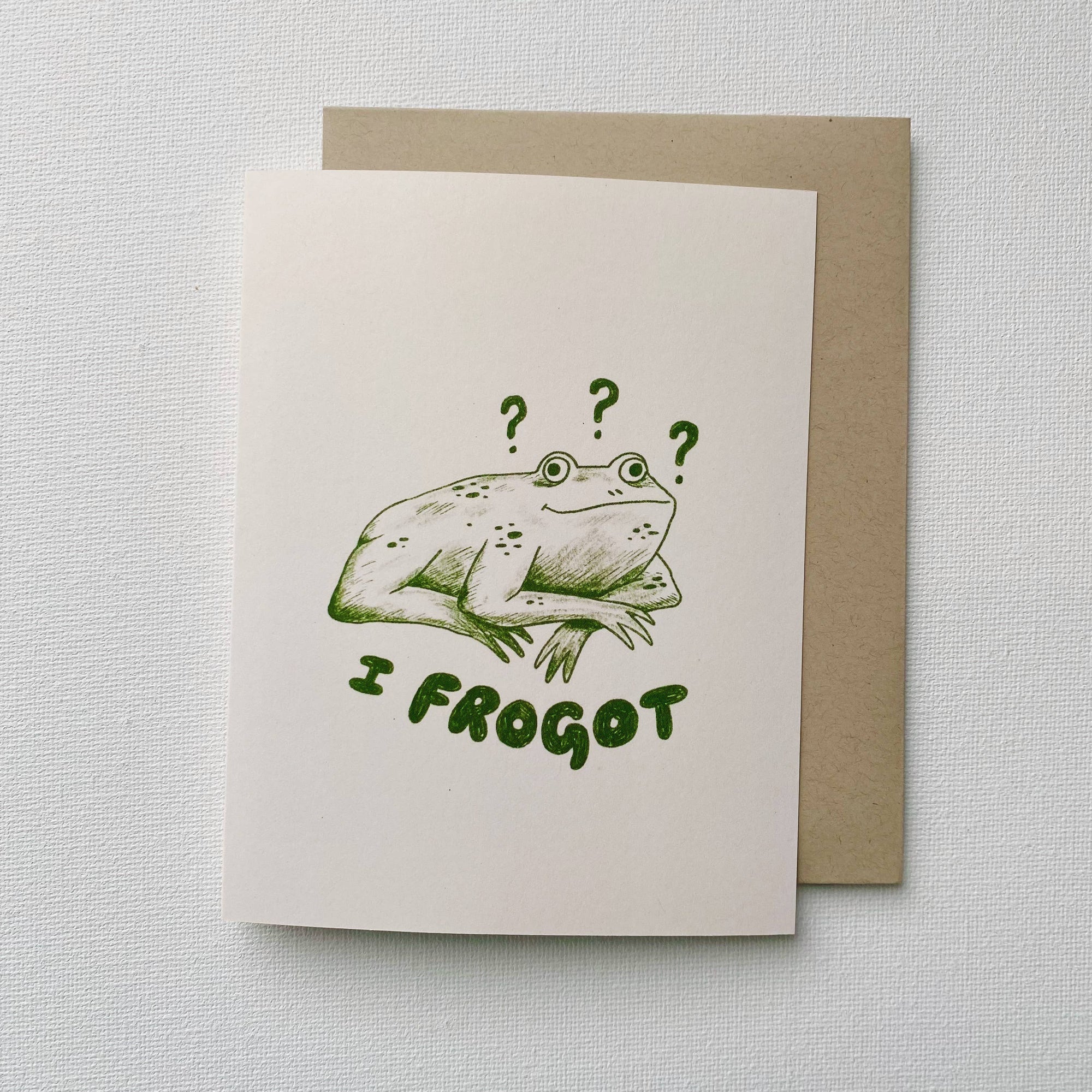 I frogot Card