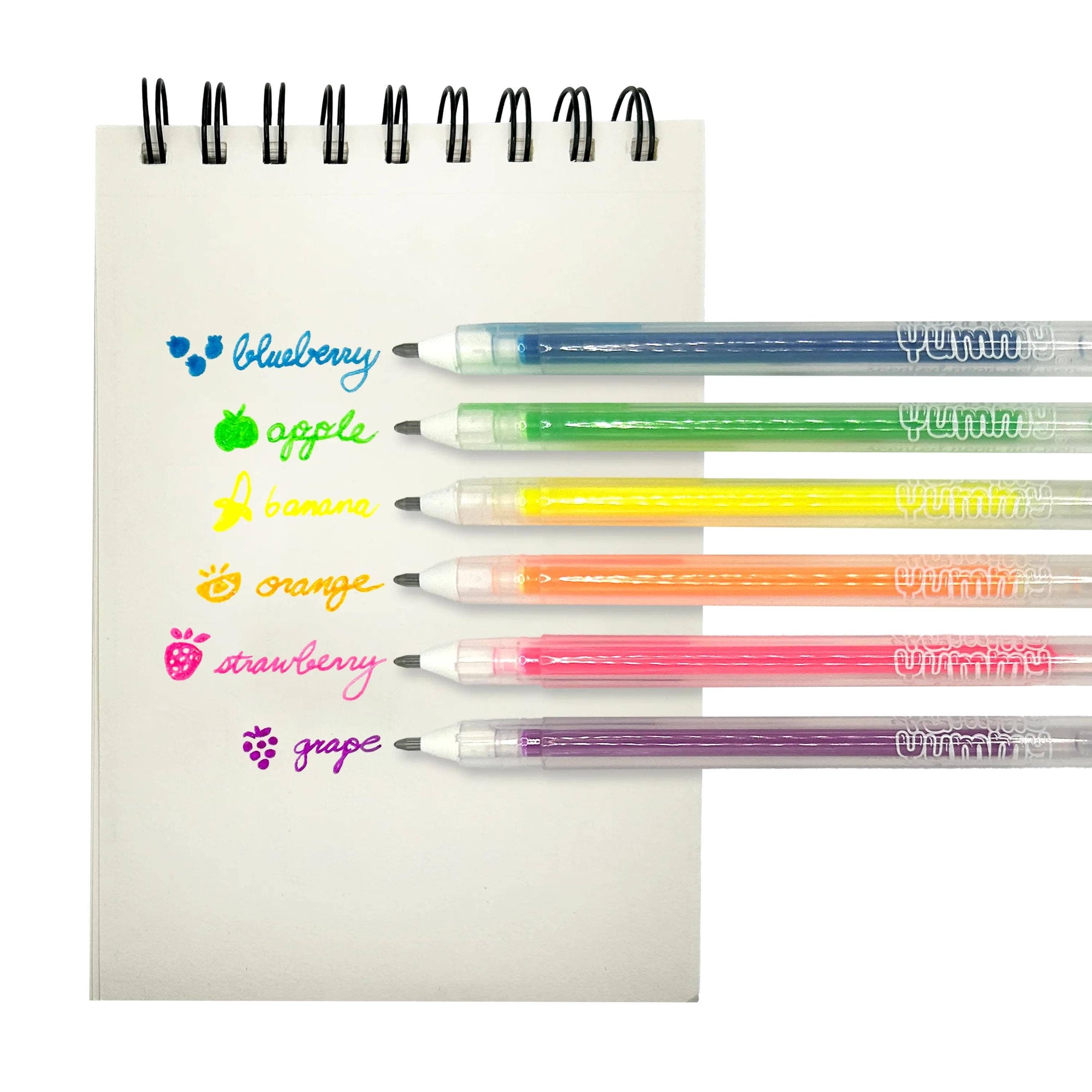 Yummy Yummy Scented Gel Pens - Neon (Set of 6)
