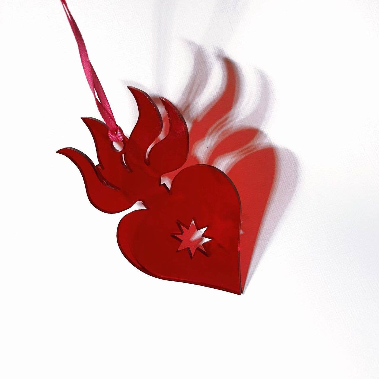 Sacred Heart Neon Suncatcher