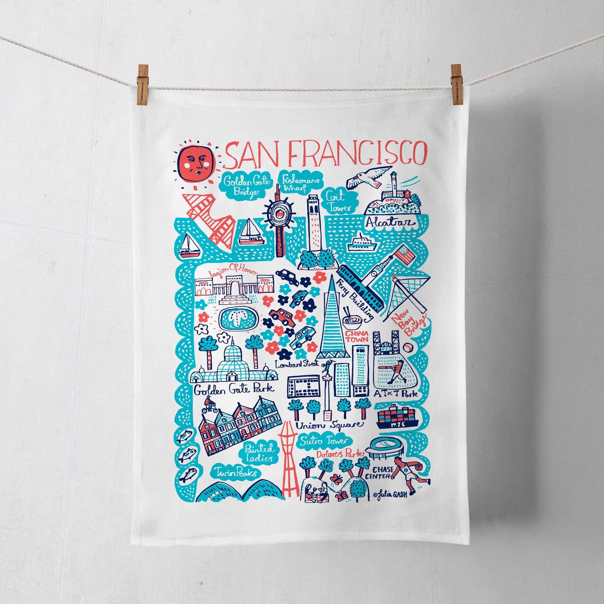 San Francisco Tea Towel