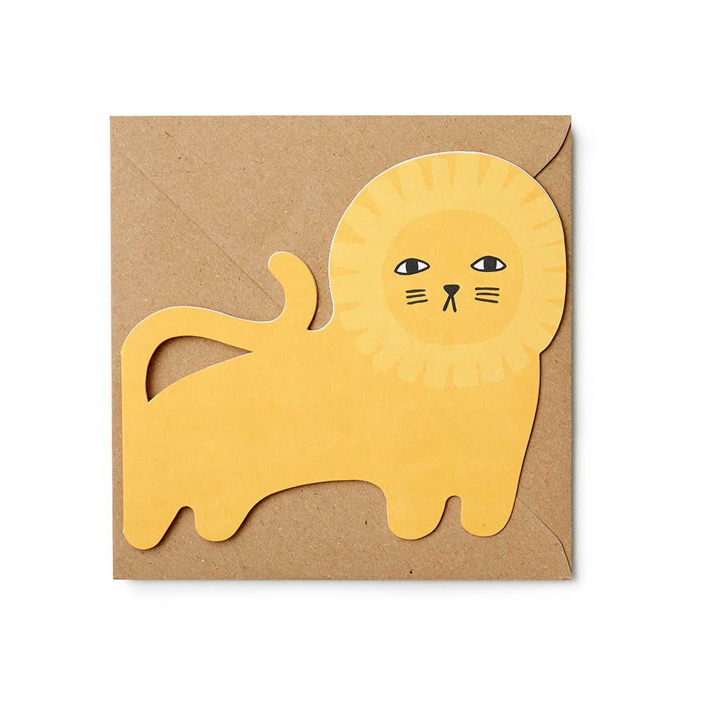 Richie Lion Cut-Out Card
