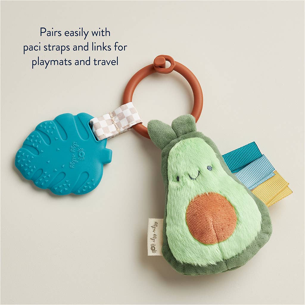 Plush + Teether Avocado