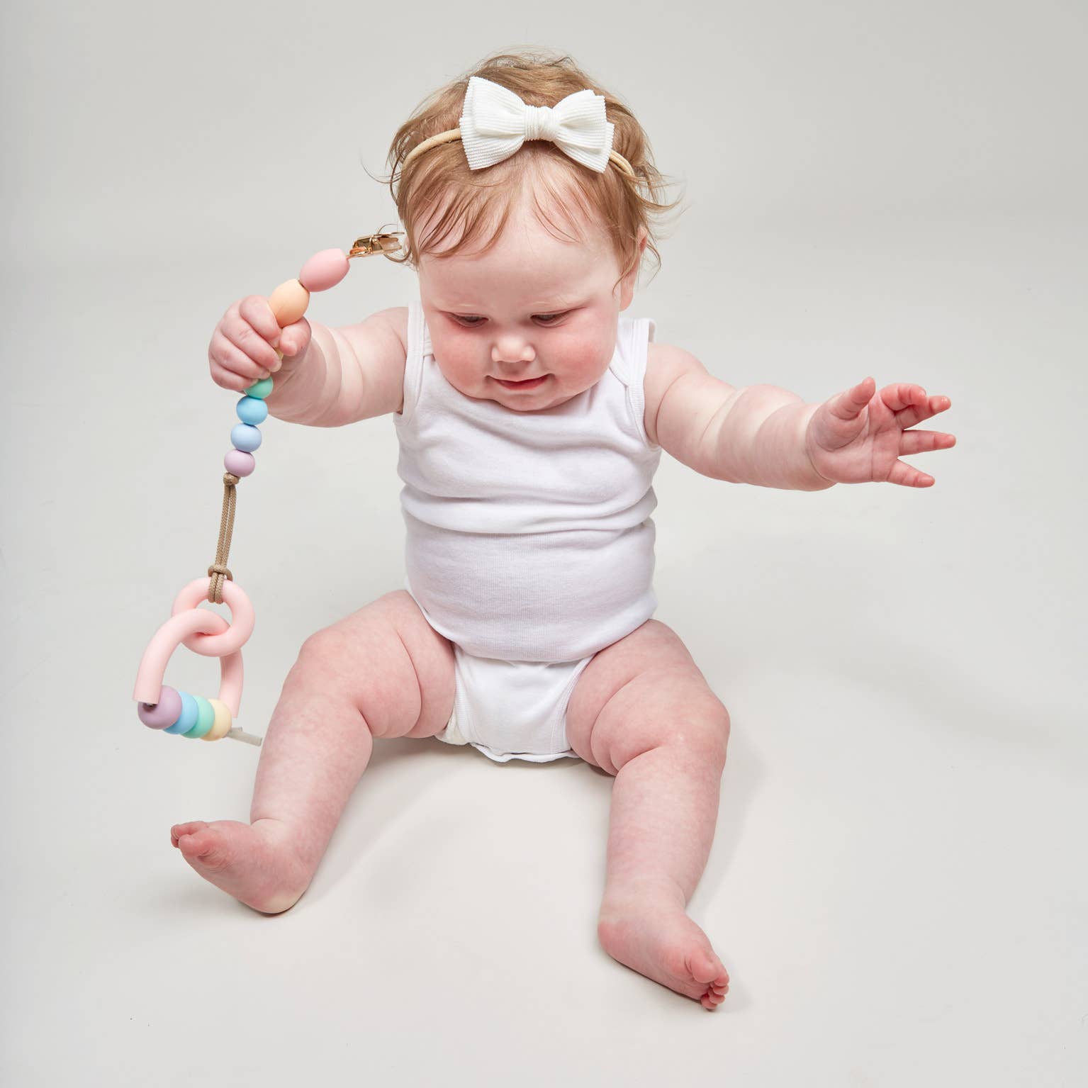 Rainbow Sherbet Arch Ring Teether