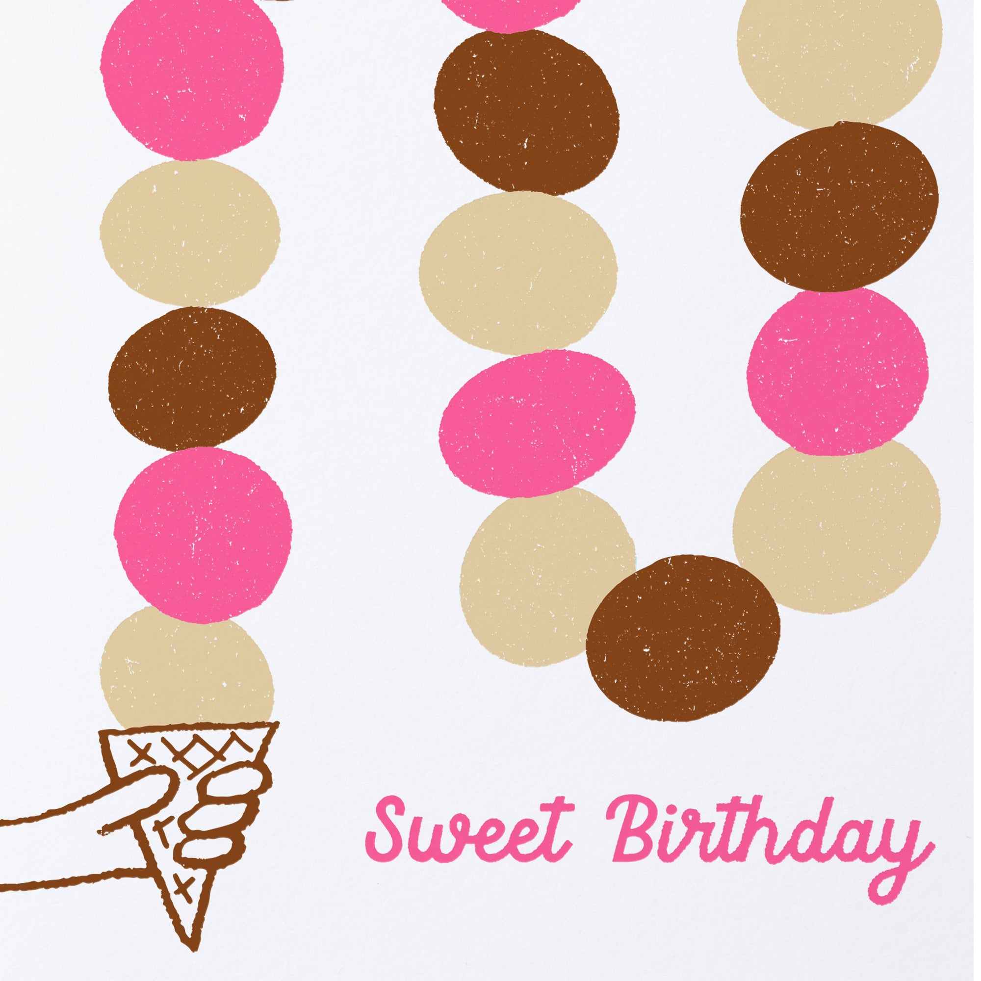 Birthday Cone Greeting Card