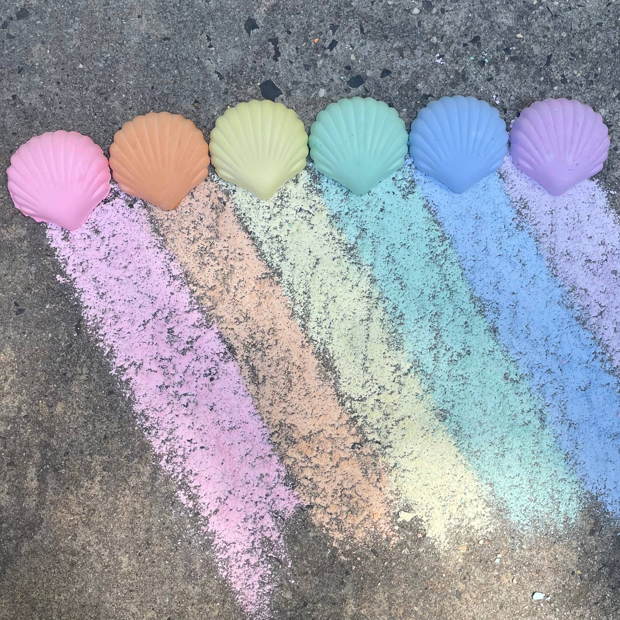 Assorted Sally's Seashells Handmade Sidewalk Chalk