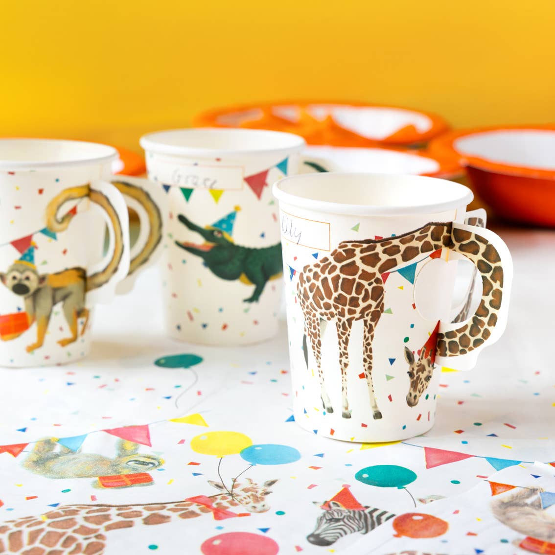 Safari Animal Paper Cups (8Pk) – TANTRUM