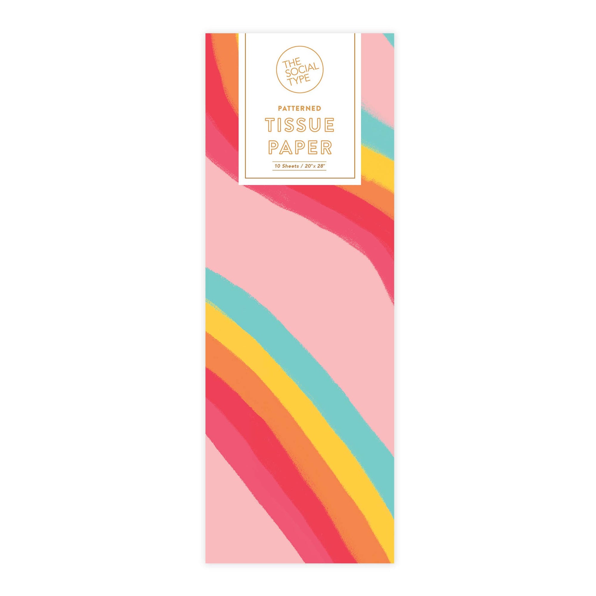 Rainbow Ribbon Tissue Paper