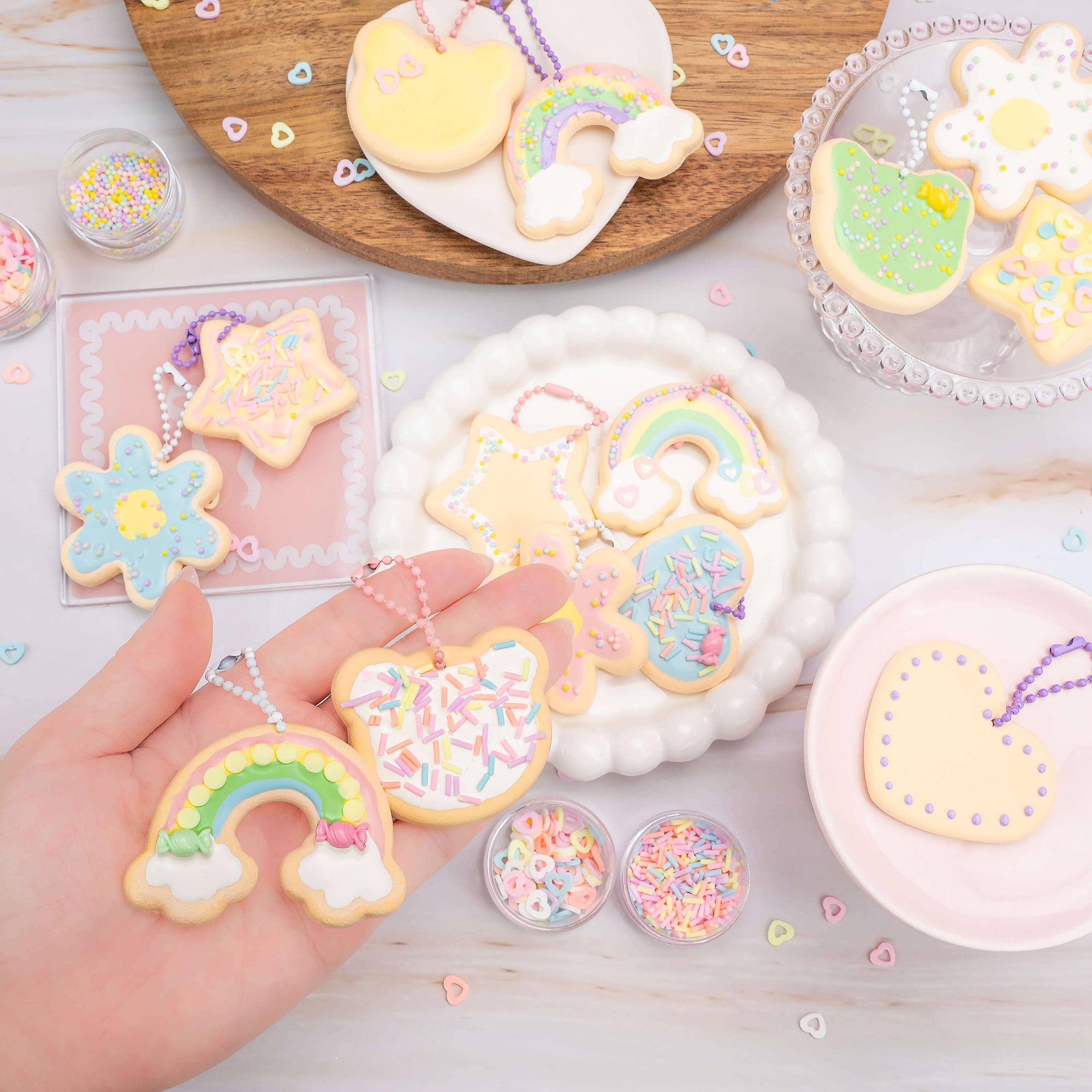 Play & Display Sugar Cookie Deco Dough DIY Craft Kit