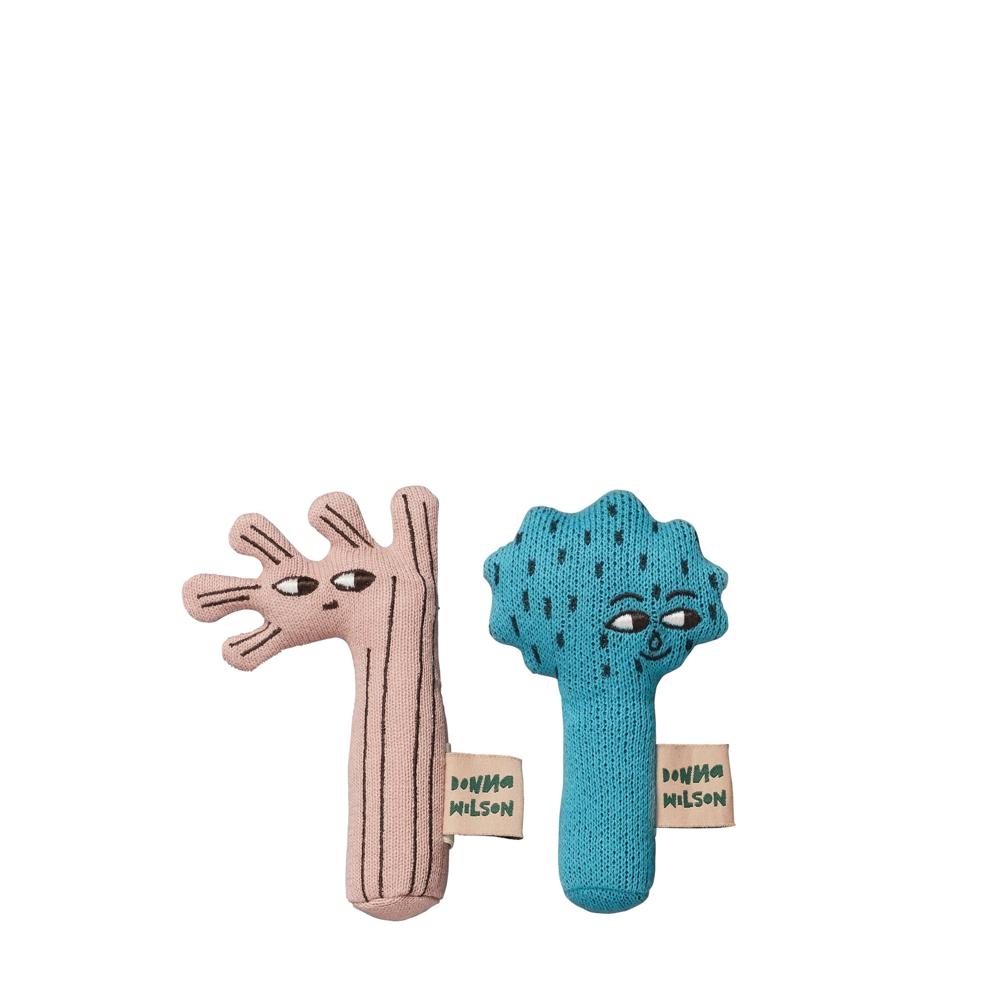 Organic Trees - Set of 2 Rattles -Donna Wilson