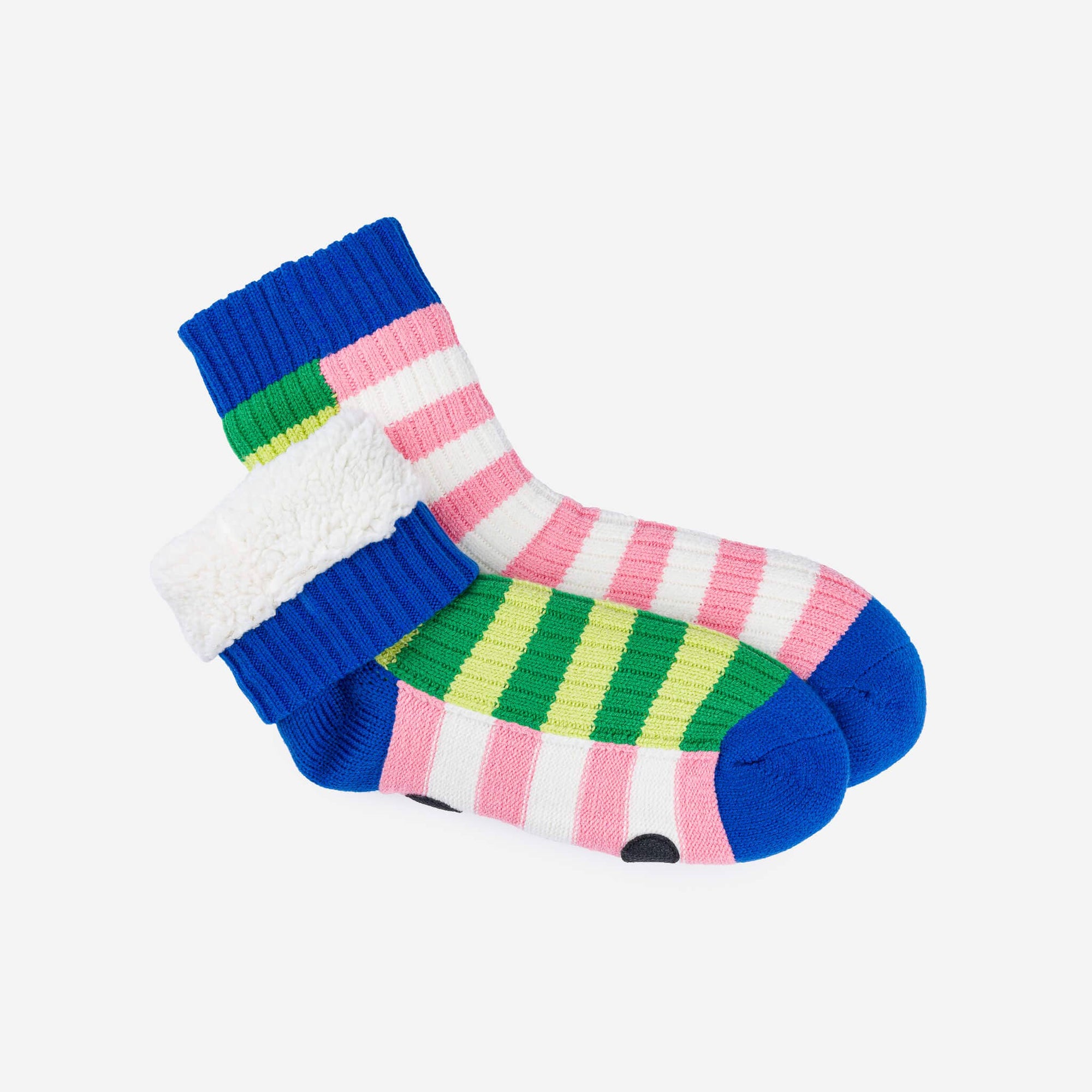 Super Stripe Knit House Socks