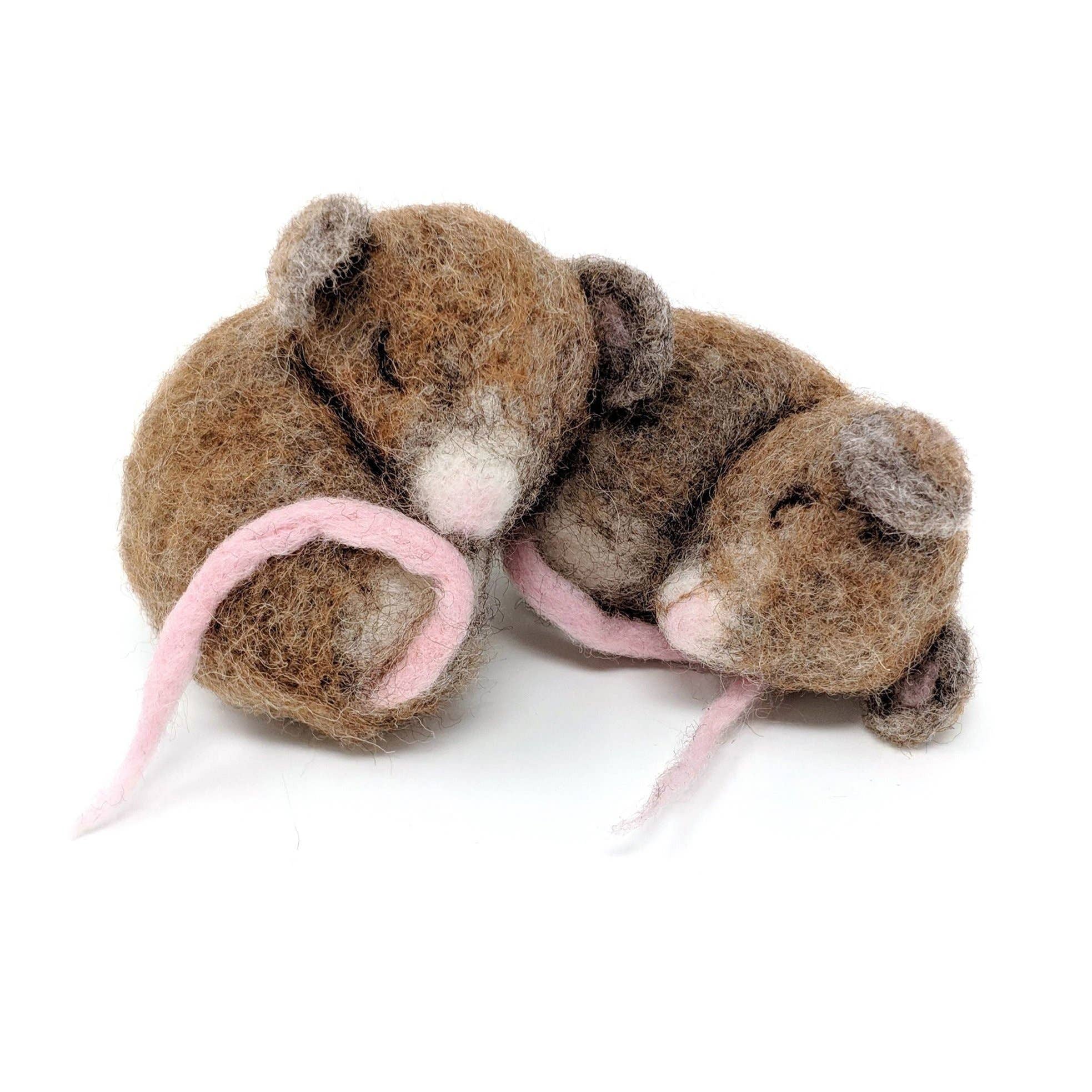 Sleepy Mice Needle Felting Craft Kit