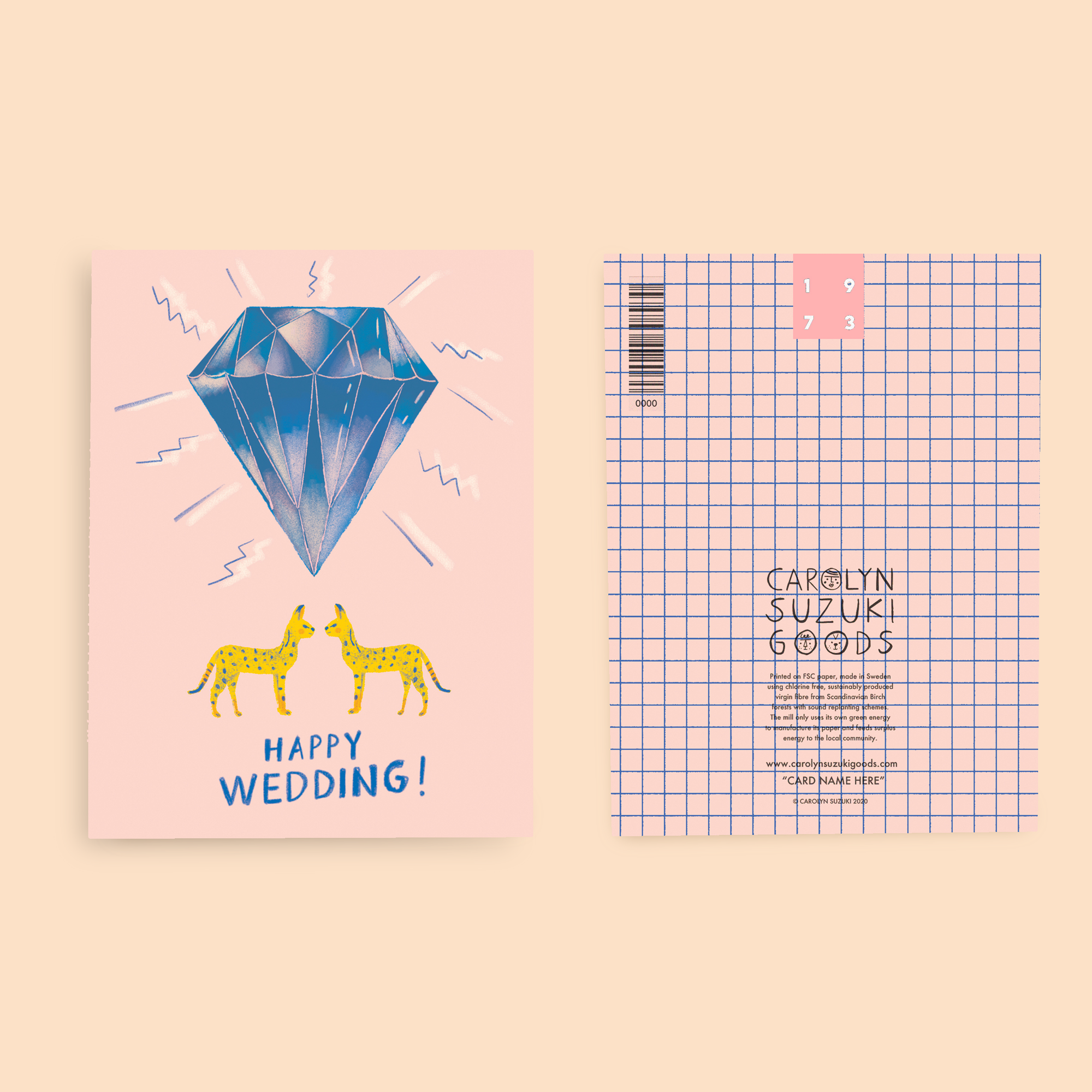 MEOWY WEDDING - Wedding Card