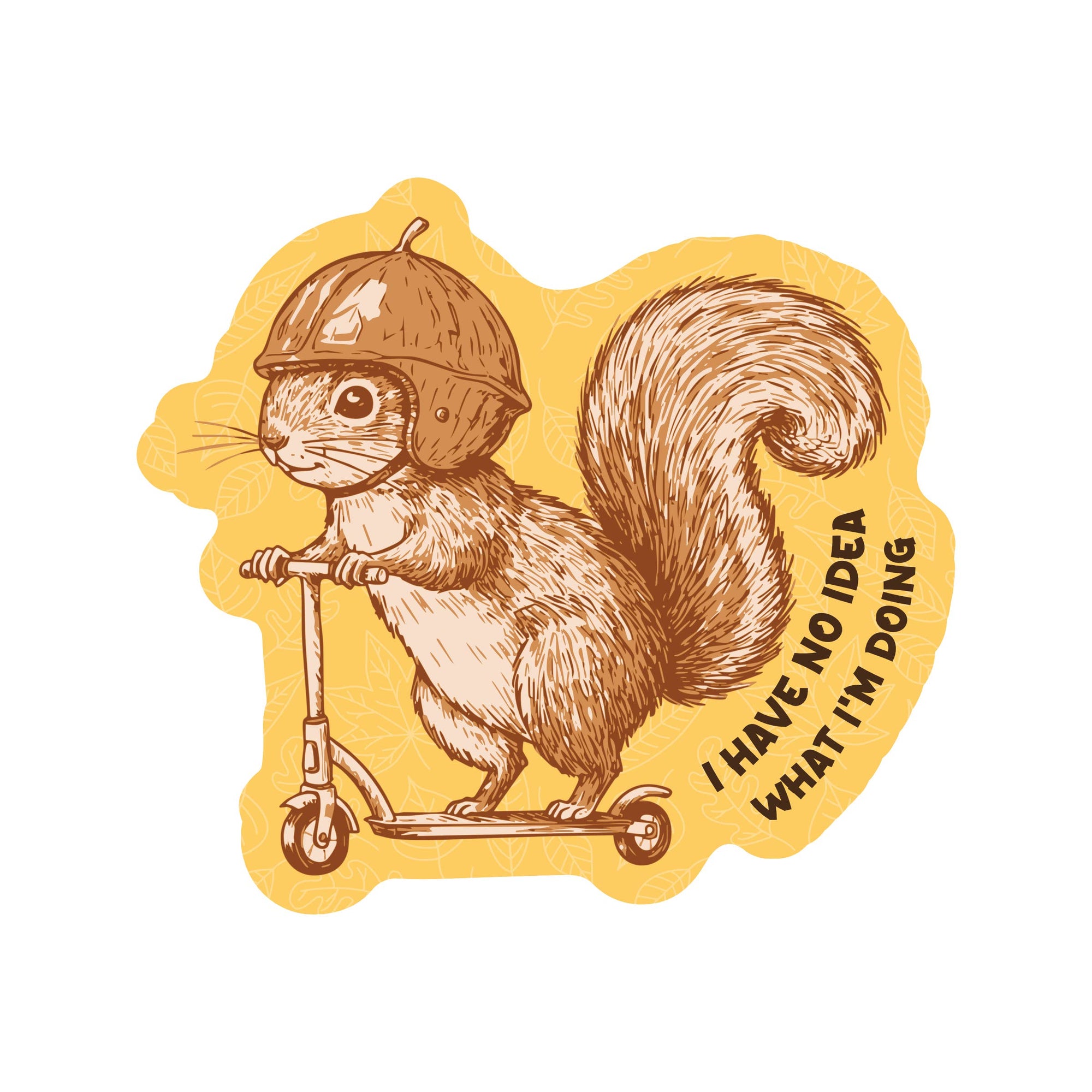 No Idea Scooter Vinyl Sticker