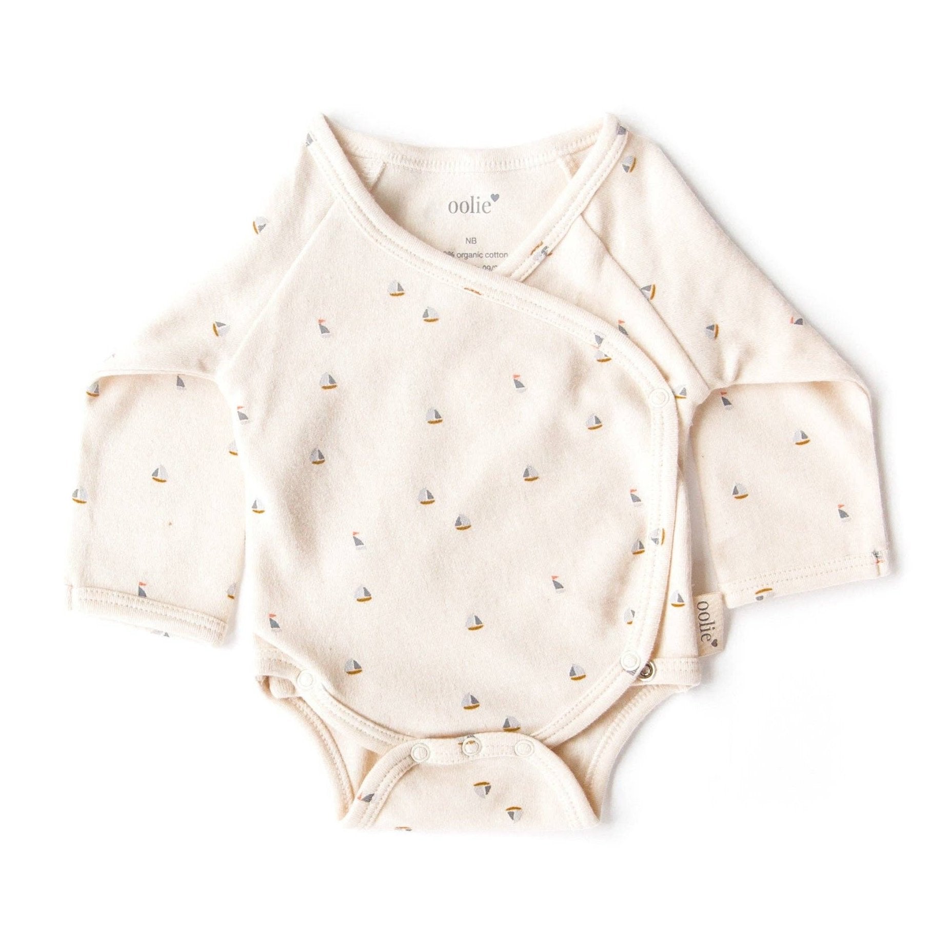 Organic Baby Bodysuit: Schooner