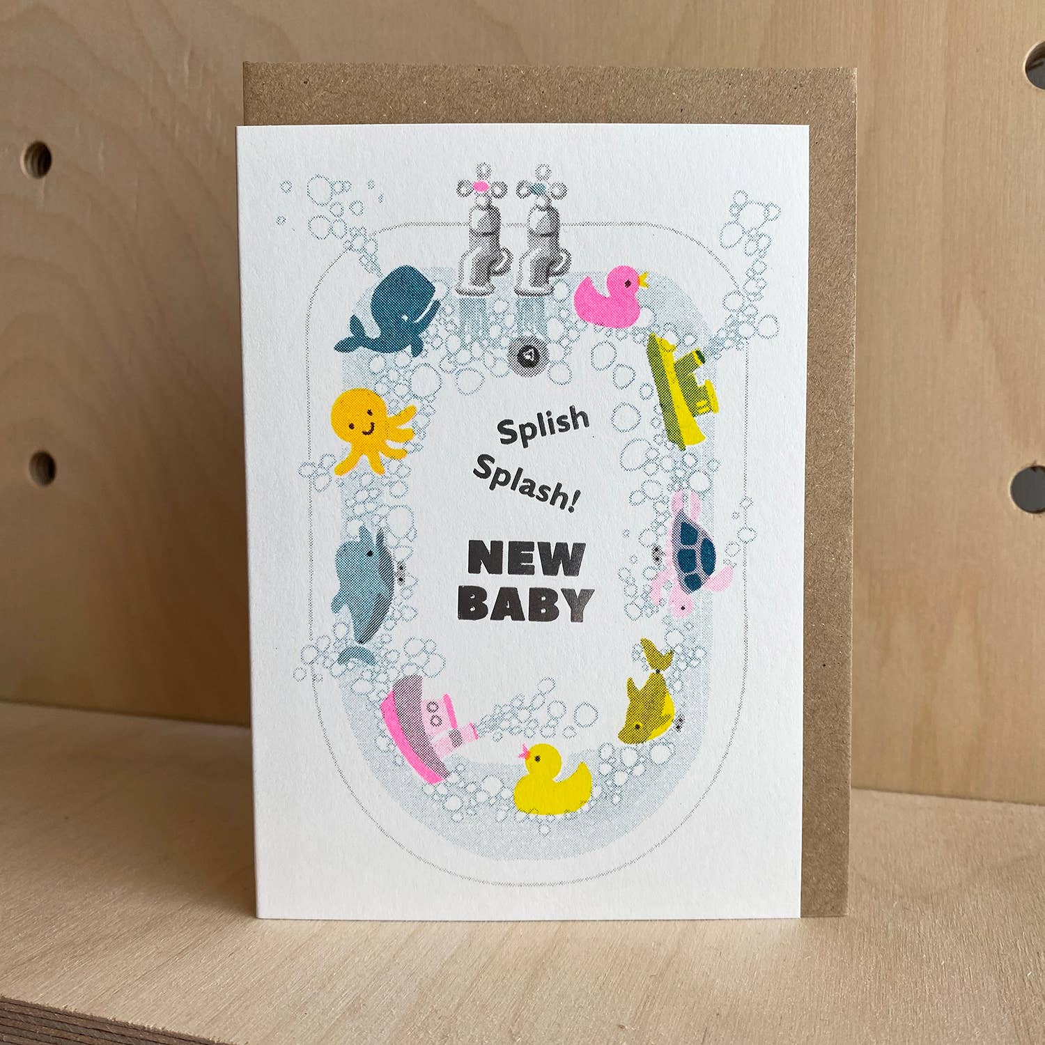 Riso Baby Card - Splish Splash