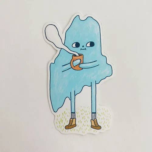Sticker - cozy maine