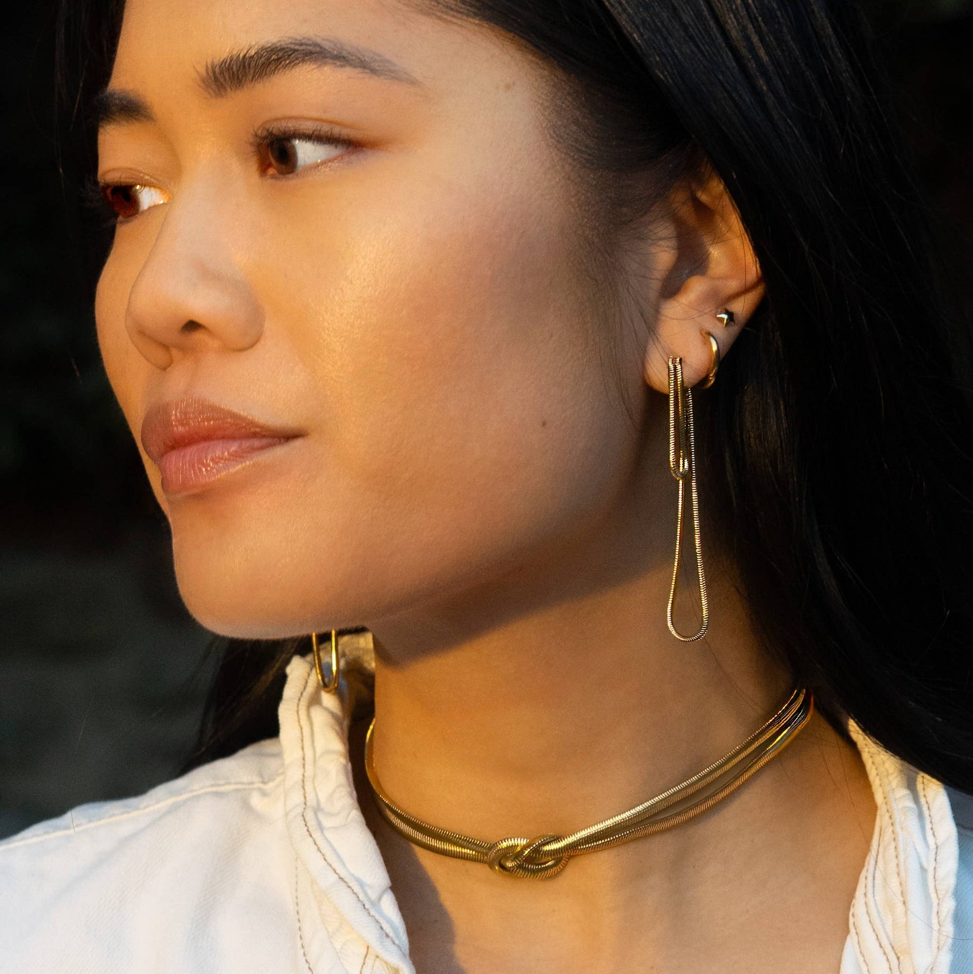 In the Loop Choker - 18K Gold Plated