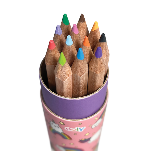 Draw 'n' Doodle Mini Colored Pencils + Sharpener - Set of 12