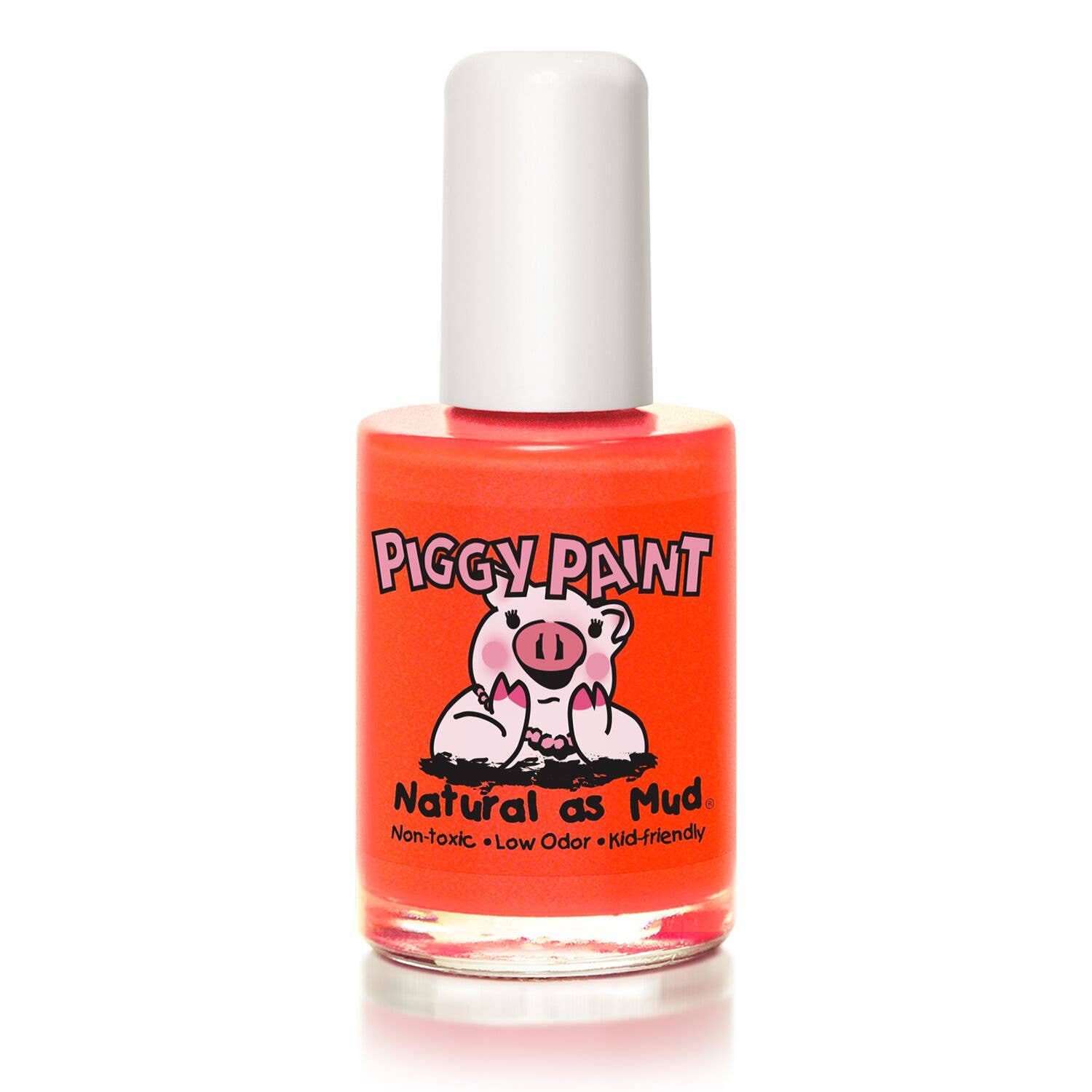 Piggy Paint nail polish bottle on a white background