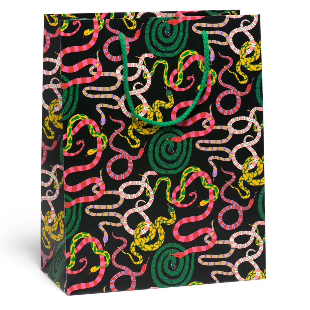 Vibrant Snakes gift bag: large