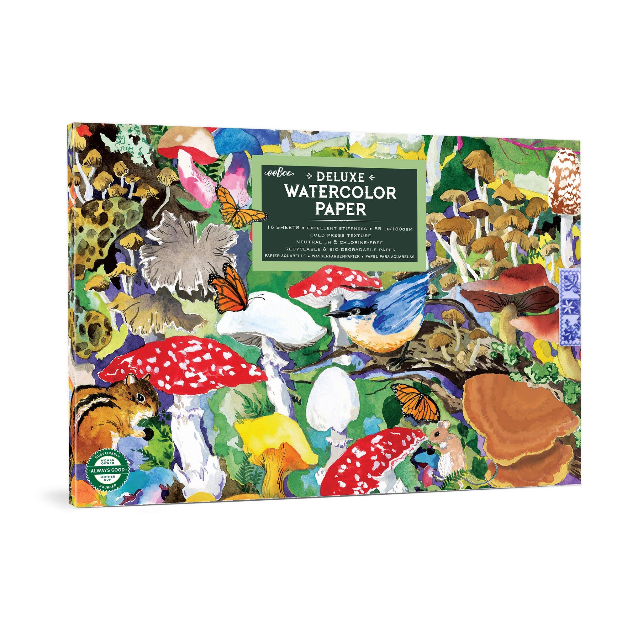 Mushroom Watercolor Cold Press Watercolor Paper