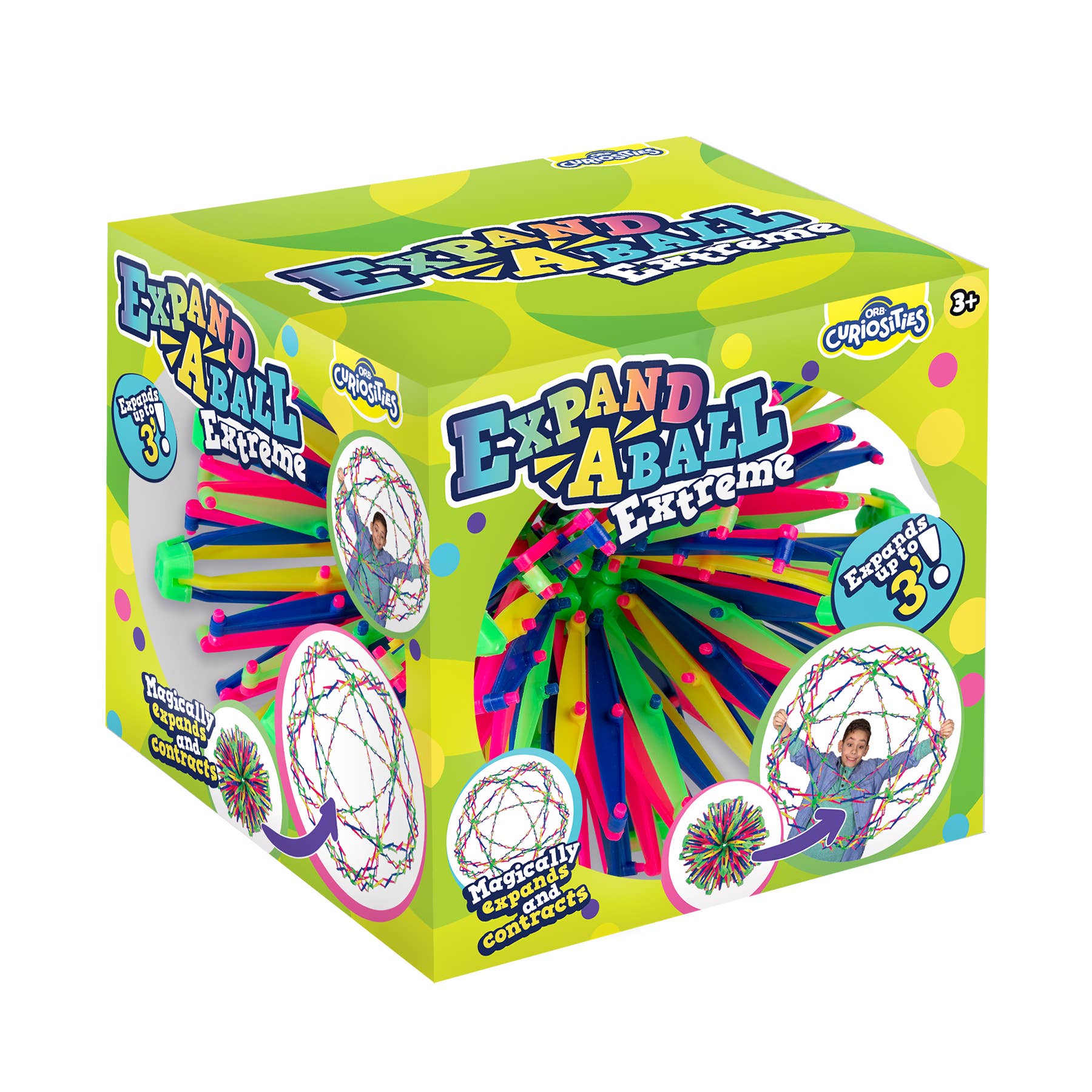 Box of Expand A Ball Extreme toy with colorful design
