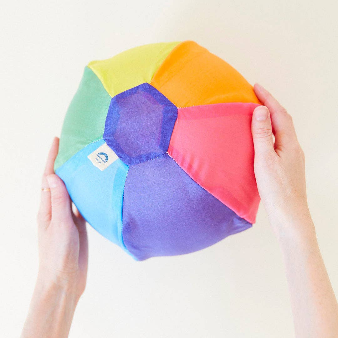 Rainbow Balloon Ball - 100% silk balloon cover