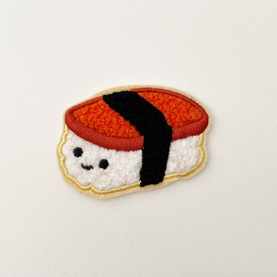 Spam Musubi Stick On Chenille Patch